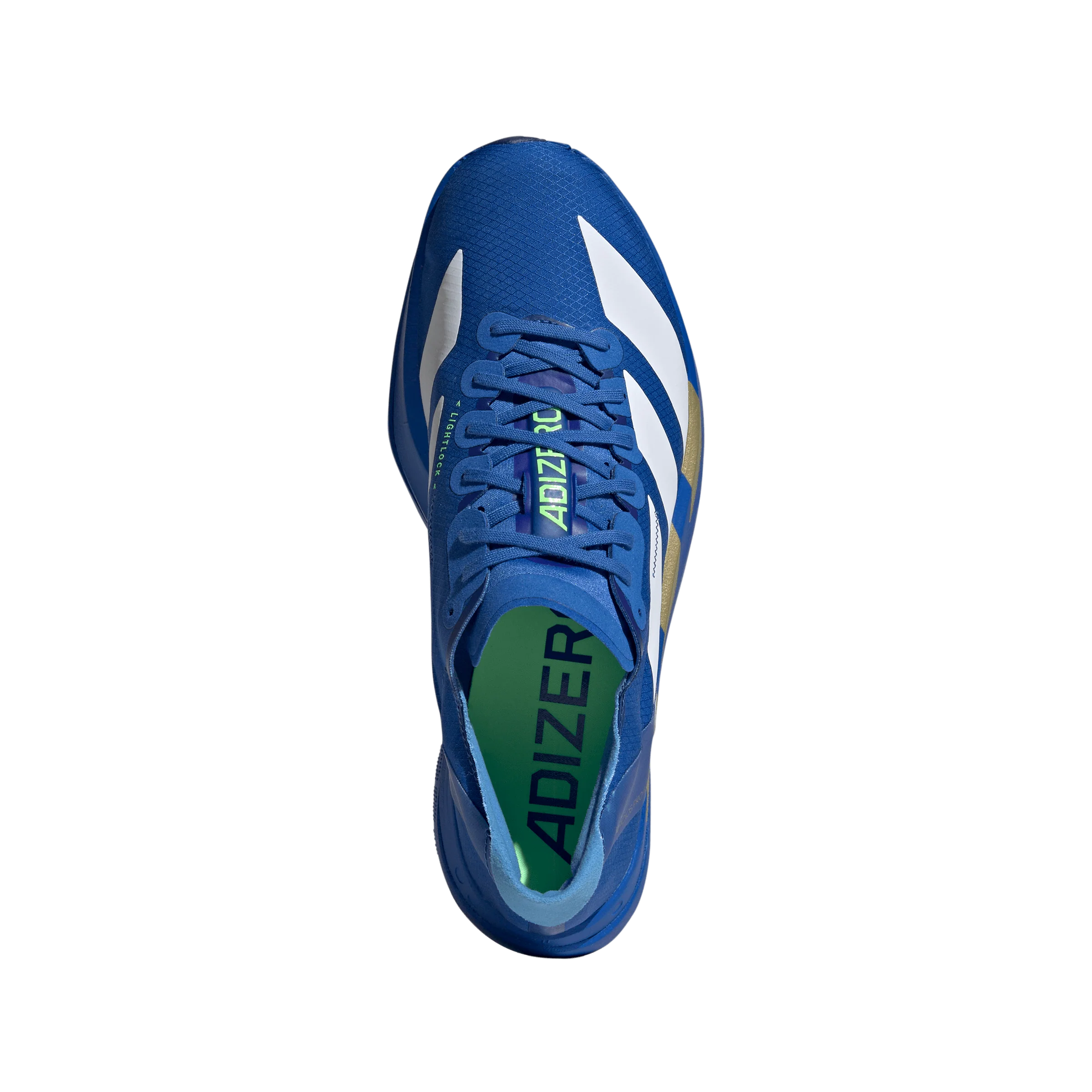 Adidas Mens Adizero Adios Pro 4 - Blue/Footwear White/Lime Burst - Neutral - SS26 - Image 4