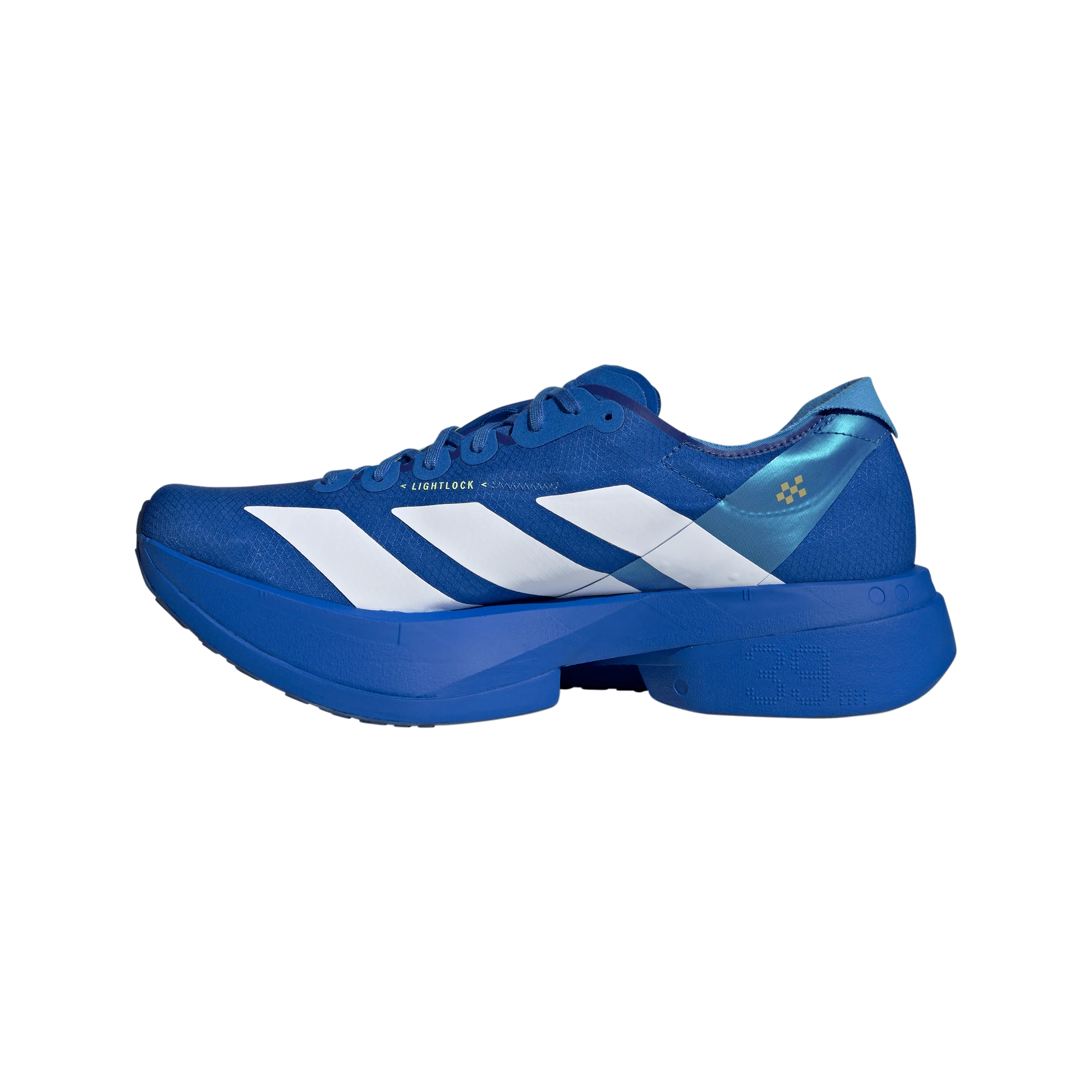 Adidas Mens Adizero Adios Pro 4 - Blue/Footwear White/Lime Burst - Neutral - SS26 - Image 5