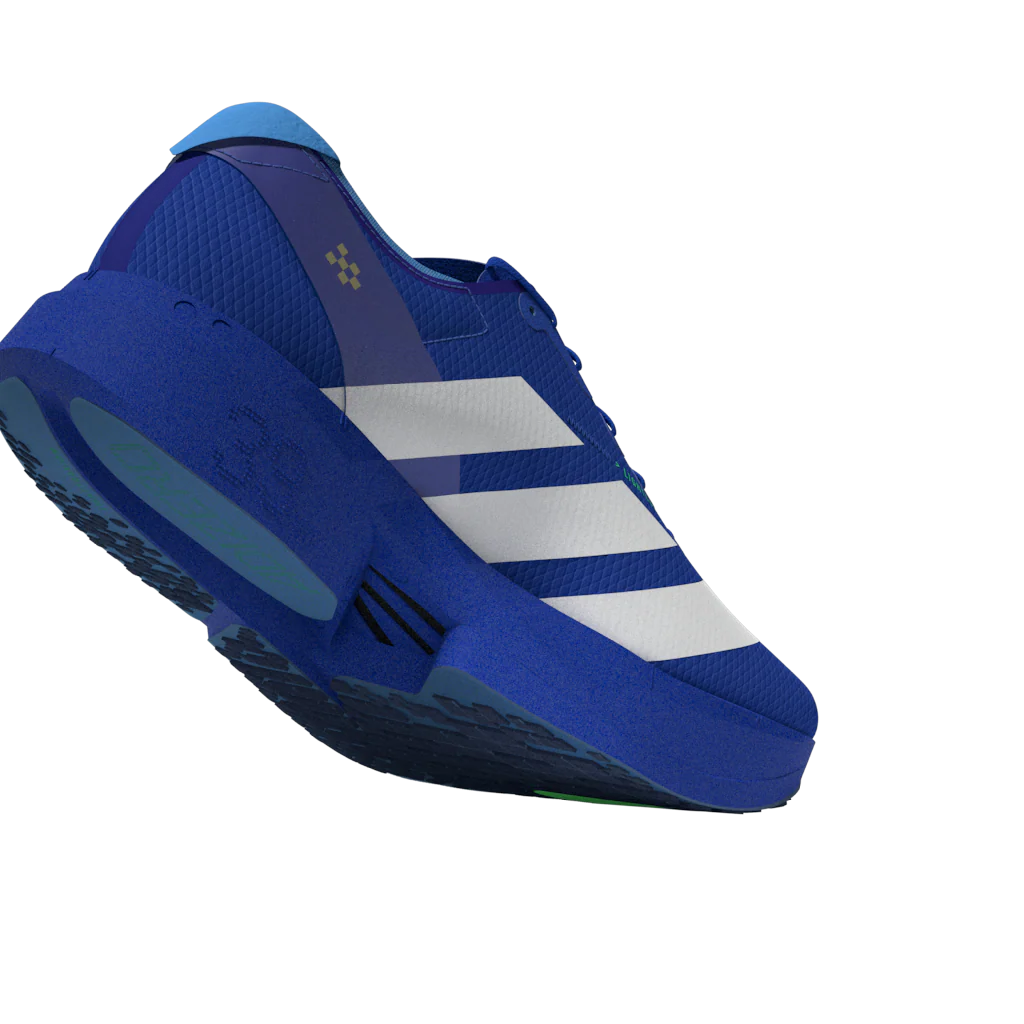 Adidas Mens Adizero Adios Pro 4 - Blue/Footwear White/Lime Burst - Neutral - SS26 - Image 7