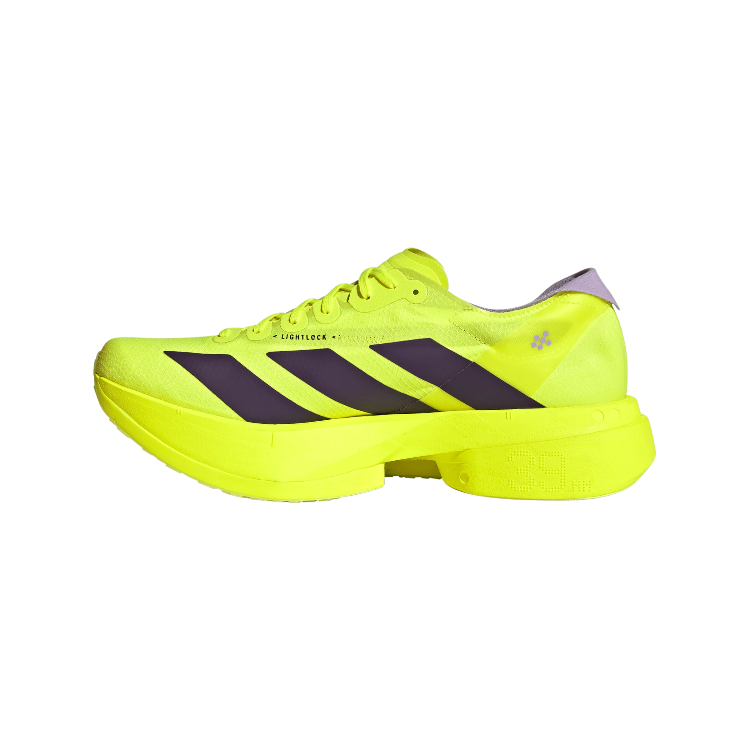 Adidas Mens Adizero Adios Pro 4 - Solar Yellow/Aurora Plum/Powder Plum - Neutral - SS26 - Image 3