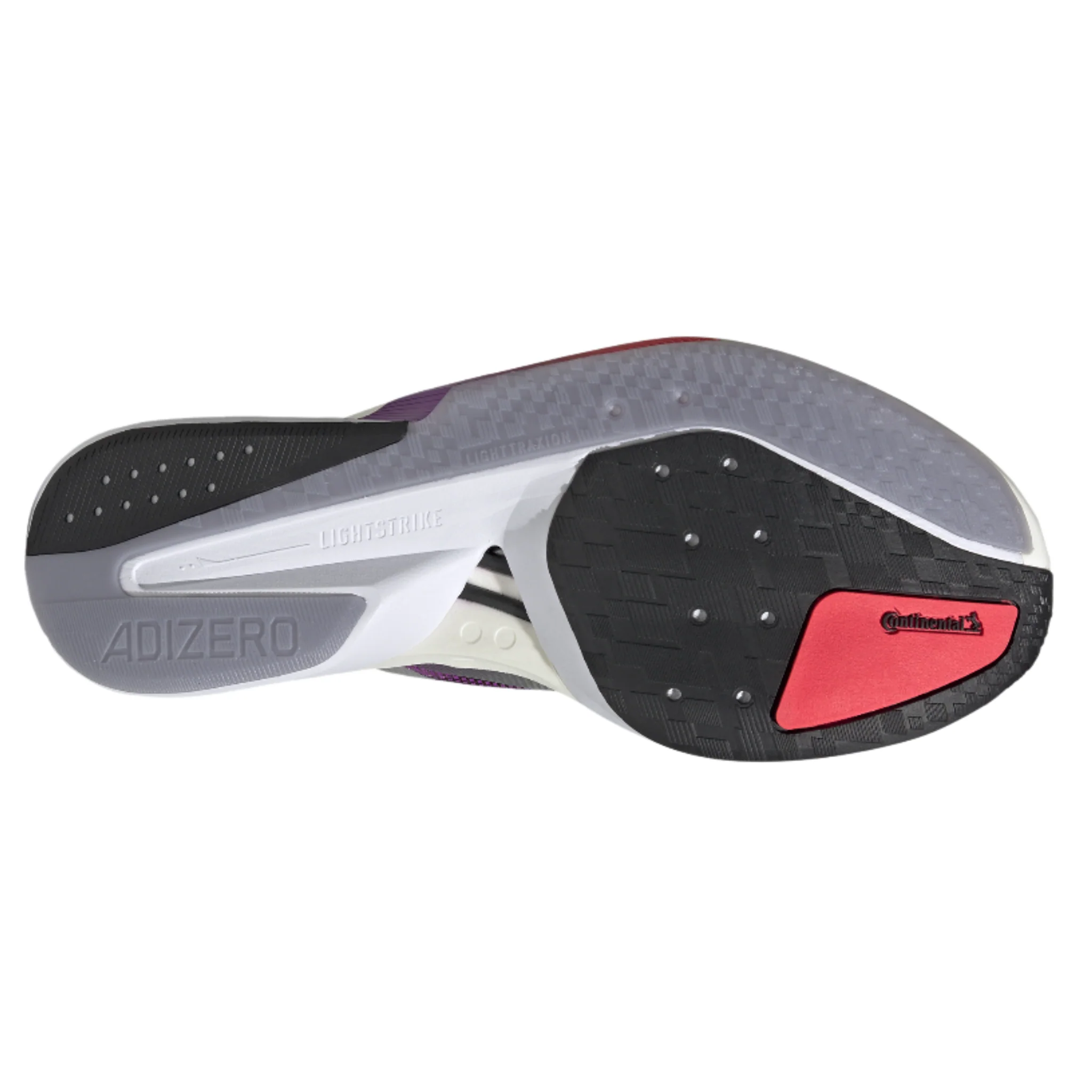 Adidas Mens Adizero Boston 13 - Purple Burst/Silver Metallic/Lucid Red - Neutral - AW25 - Image 2