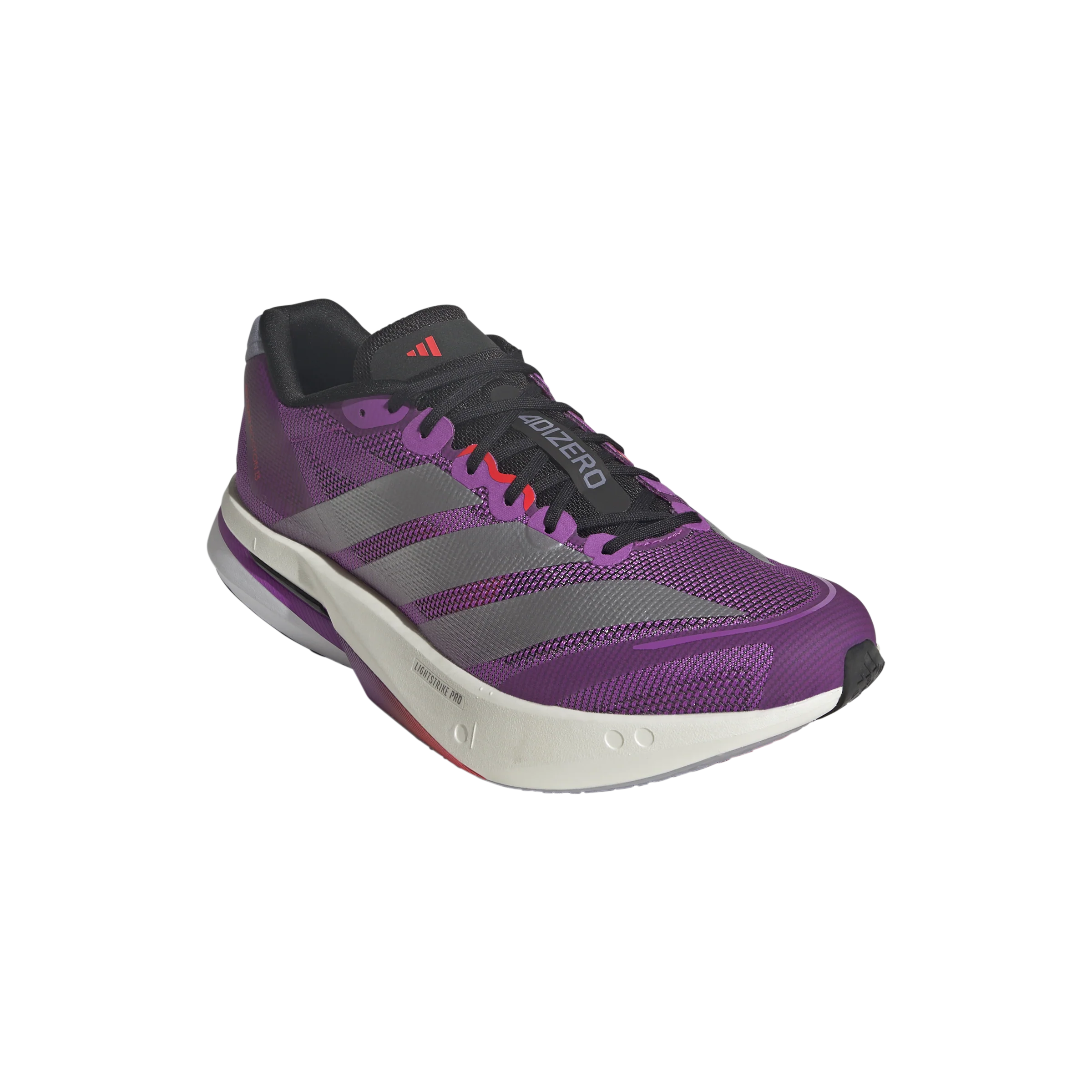 Adidas Mens Adizero Boston 13 - Purple Burst/Silver Metallic/Lucid Red - Neutral - AW25 - Image 3