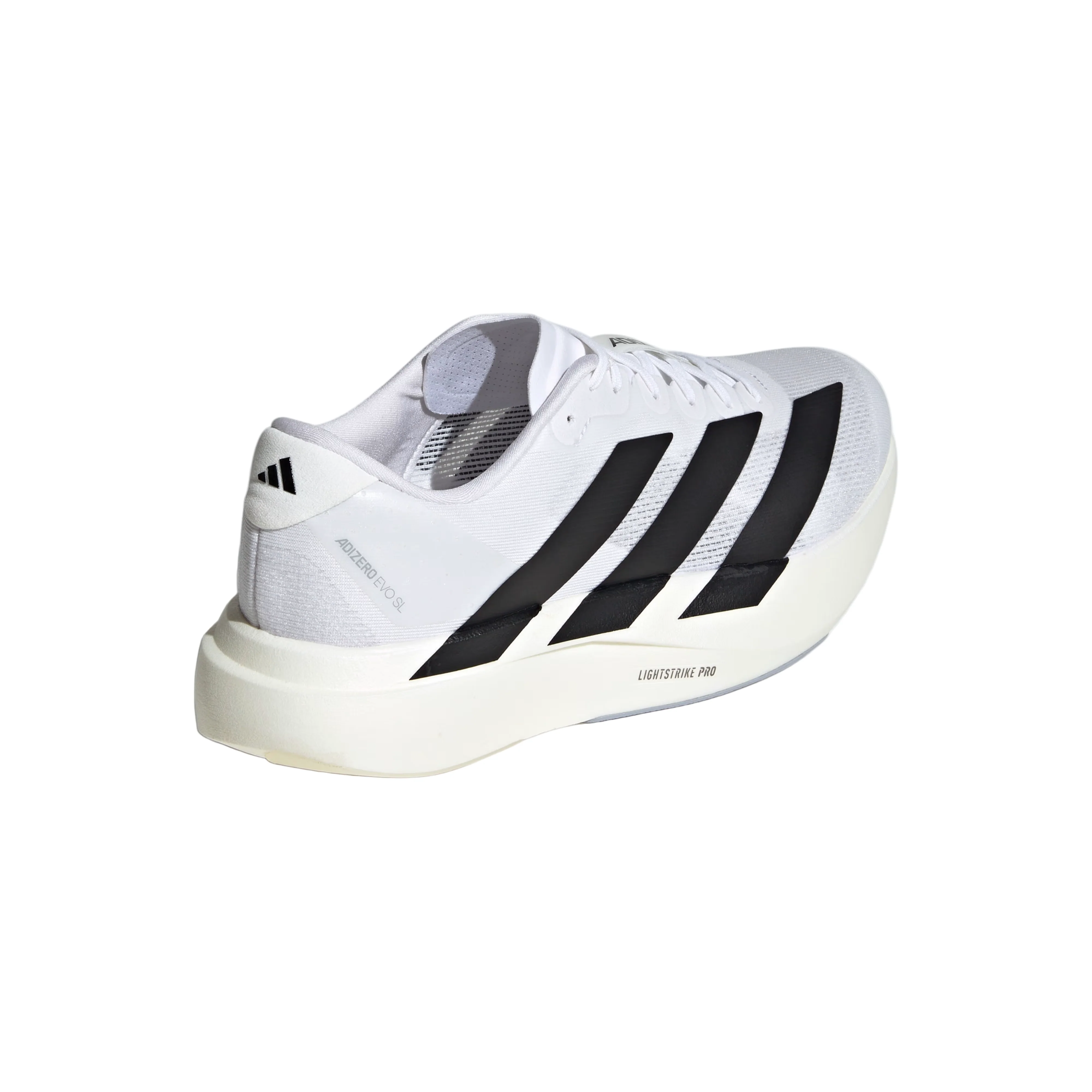 Adidas Mens Adizero Evo SL - Cloud White/Core Black/Cloud White - Neutral - AW25 - Image 4
