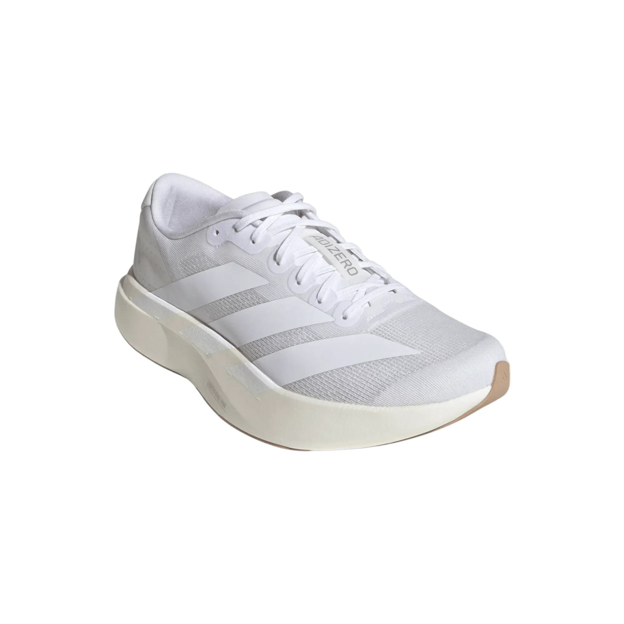 Adidas Mens Adizero Evo SL - Footwear White/Footwear White/Warm Sandstone - Neutral - SS26 - Image 5