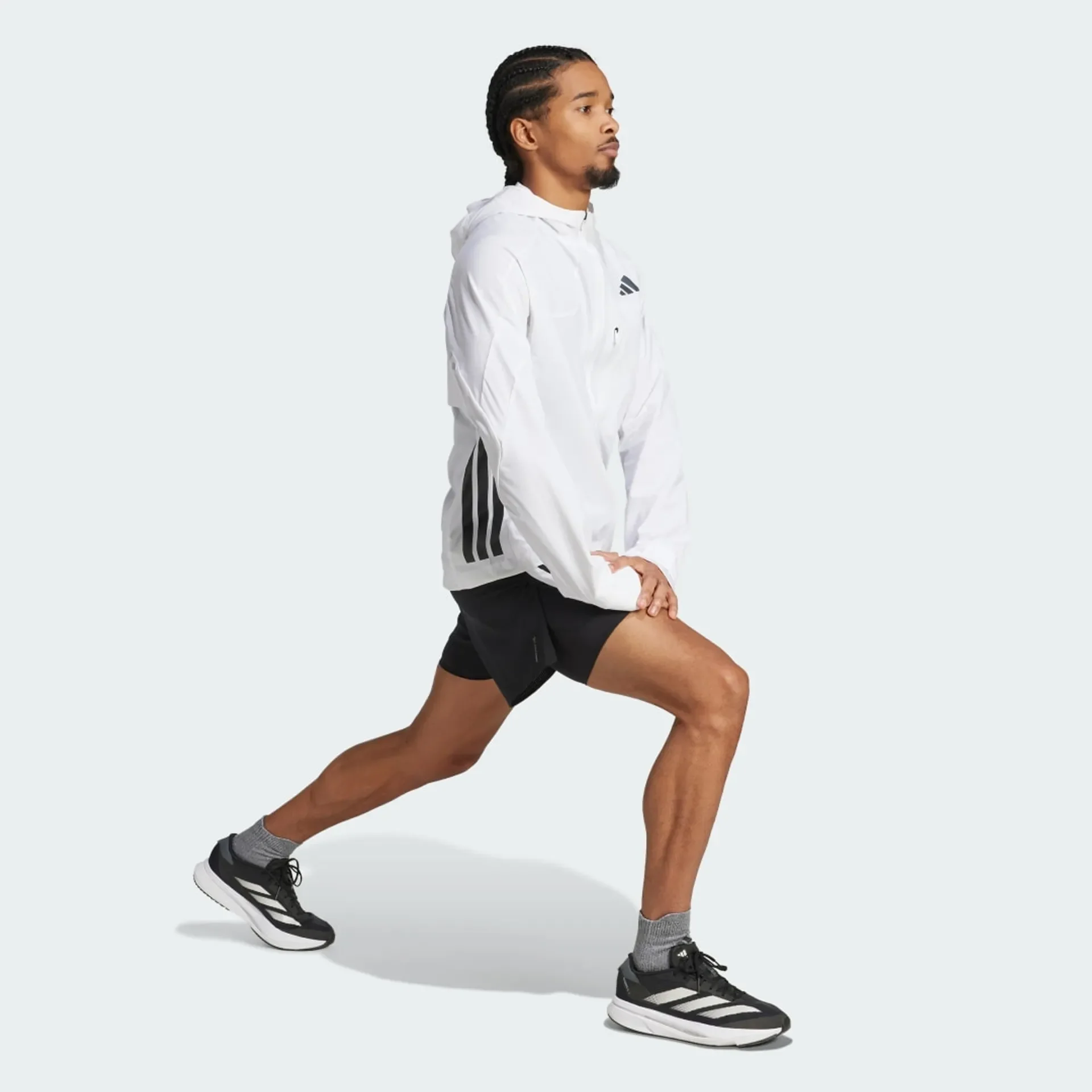 Adidas Mens Adizero Jacket - White - Image 3