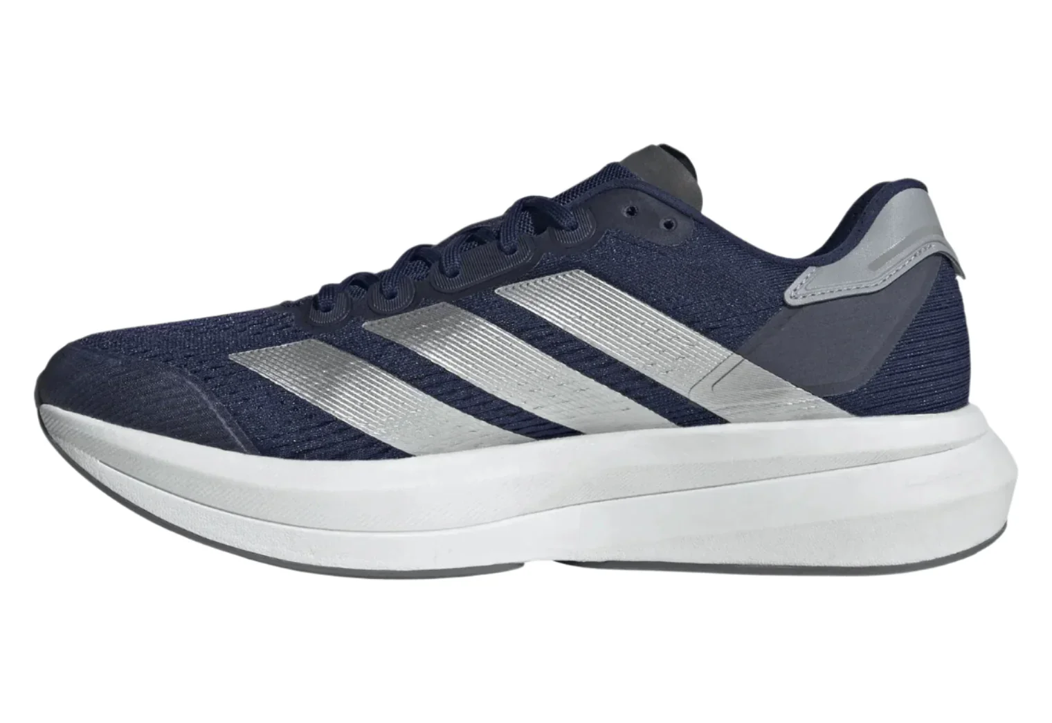 Adidas Mens Duramo Speed 2 - Dark Blue/Silver Metallic/Halo Silver - Neutral - AW25 - Image 4