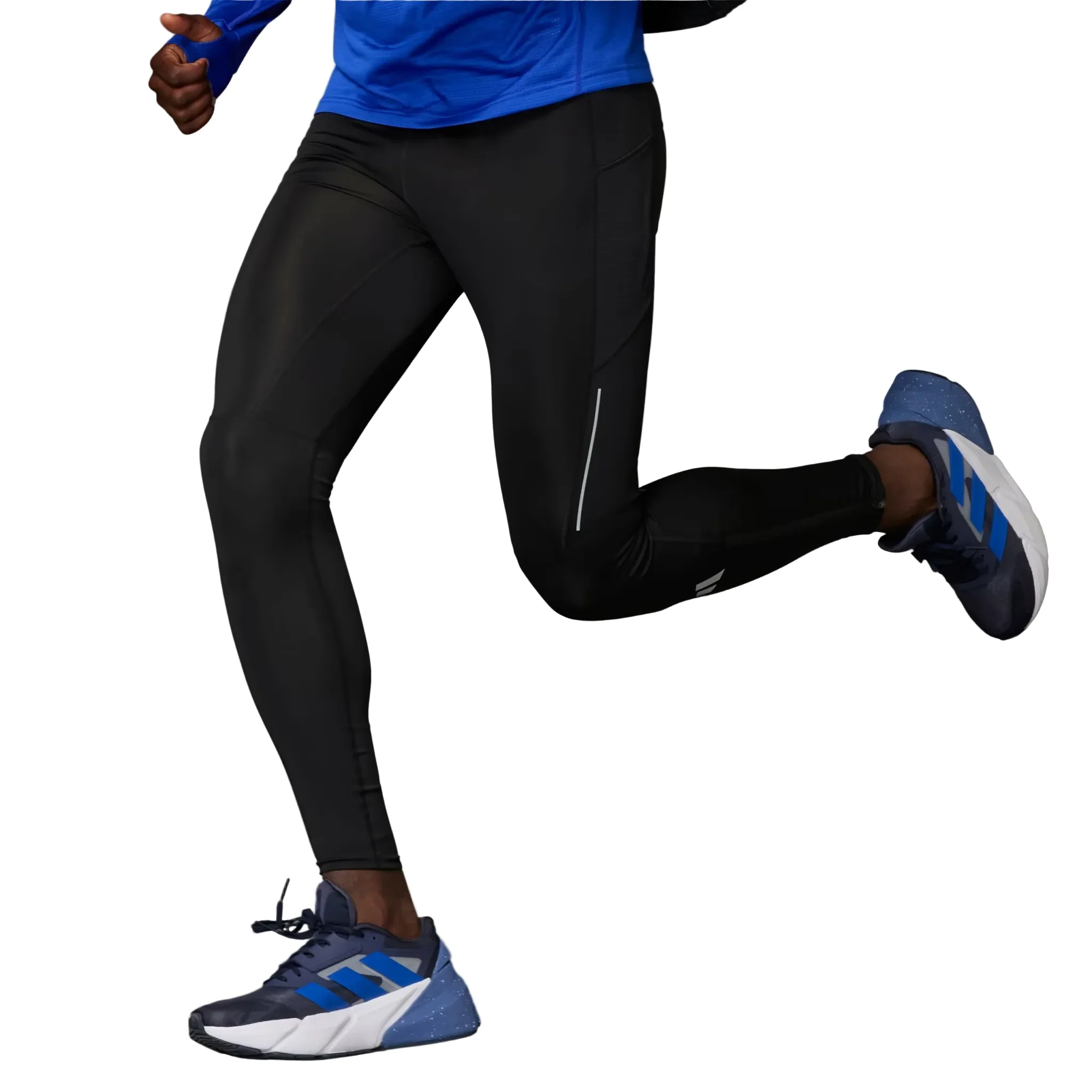 Adidas Mens Own the Run Leggings - Black - Image 2