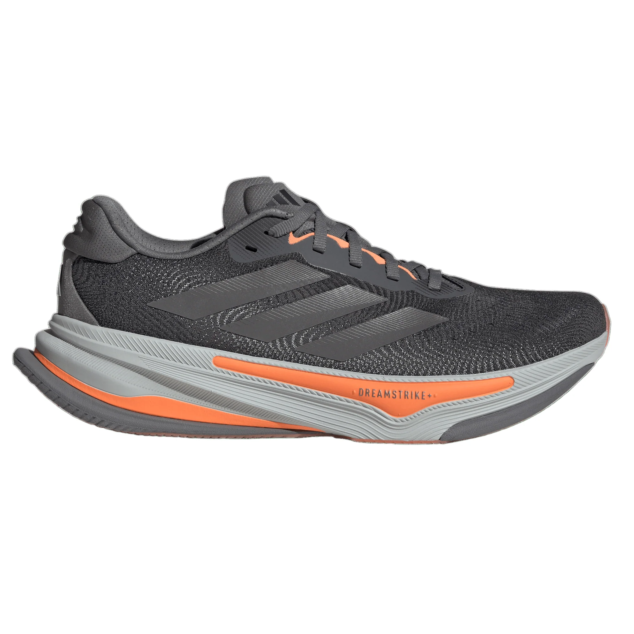 Adidas Mens Supernova Prima 2 - Grey Four/Iron Metallic/Lucid Orange - Neutral - SS26