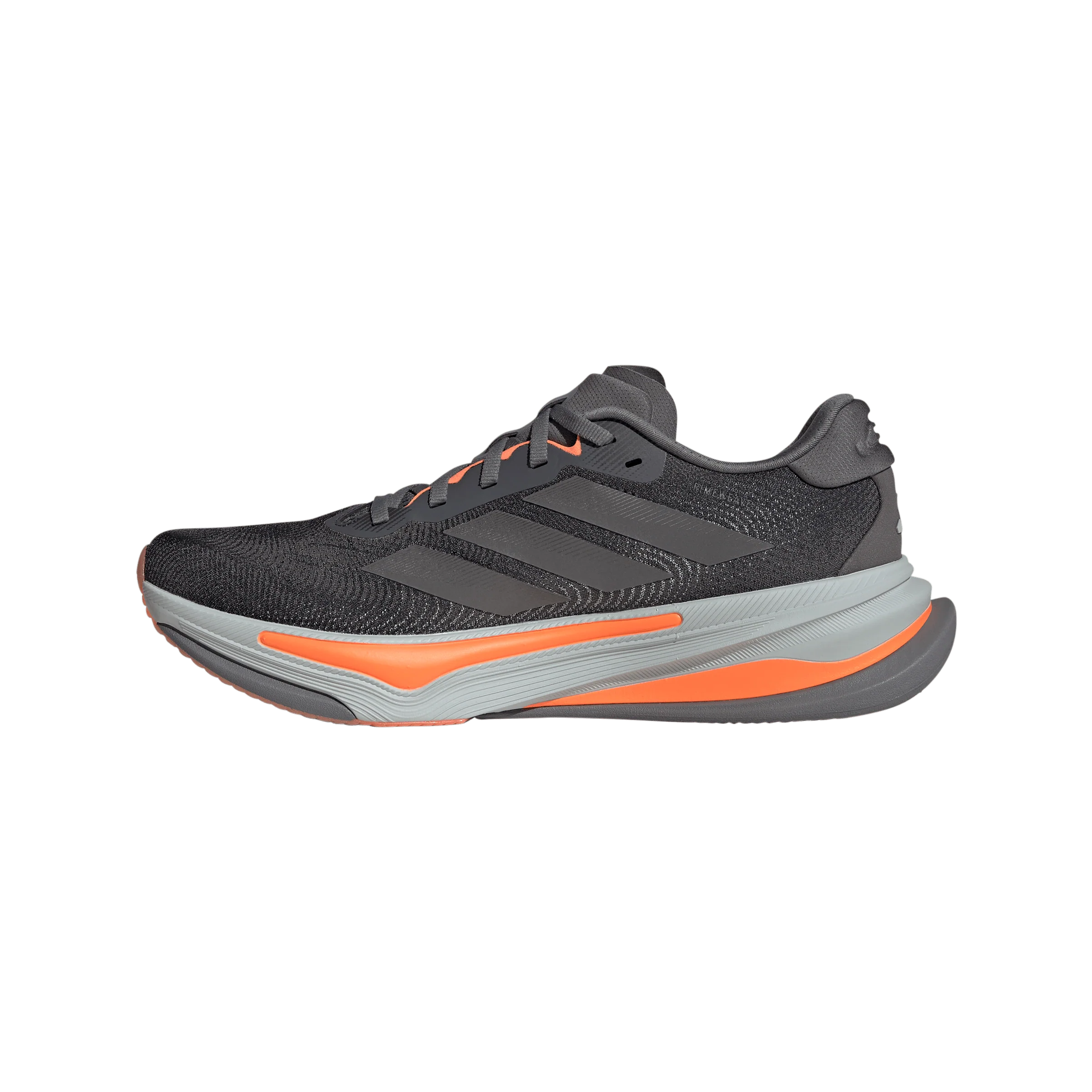 Adidas Mens Supernova Prima 2 - Grey Four/Iron Metallic/Lucid Orange - Neutral - SS26 - Image 4