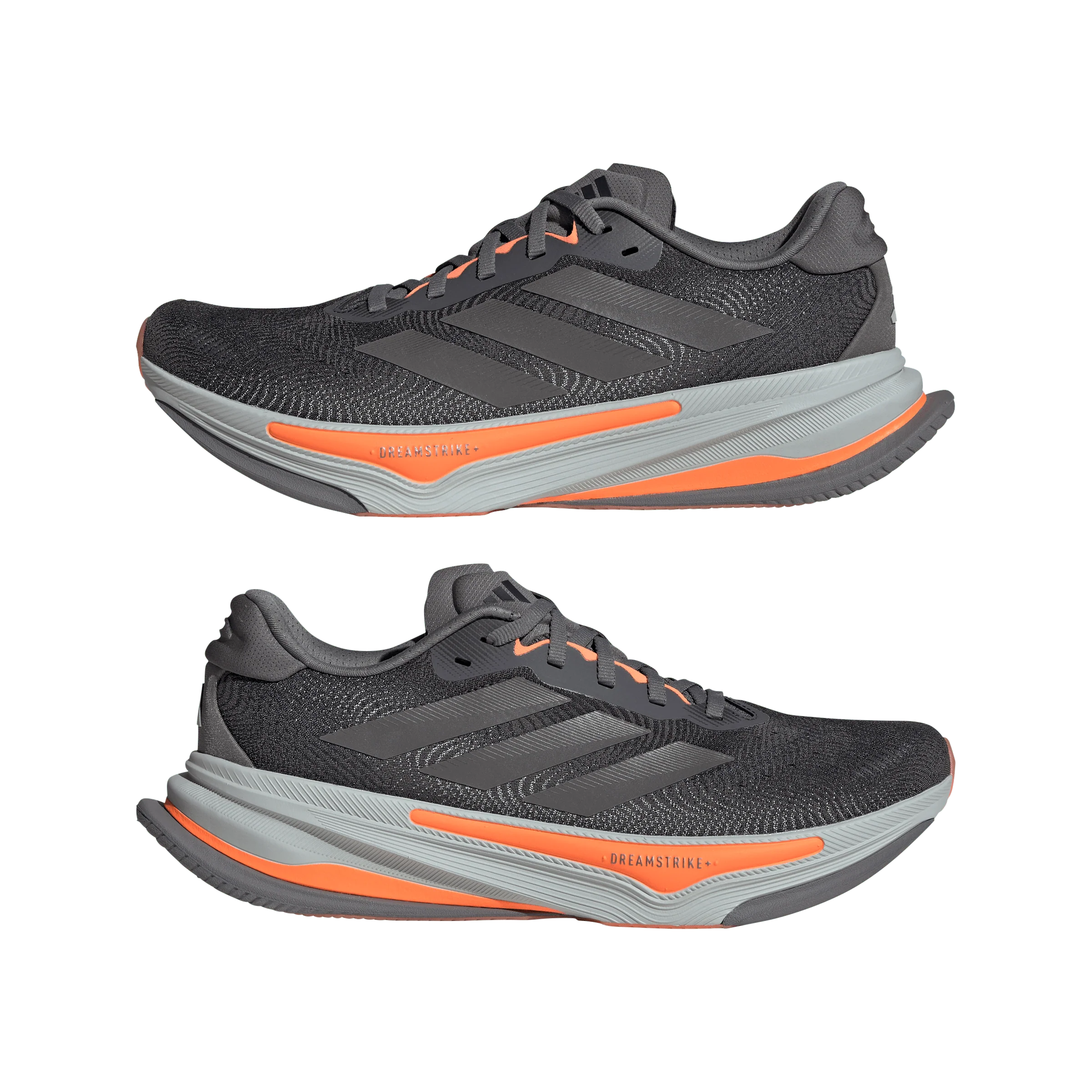 Adidas Mens Supernova Prima 2 - Grey Four/Iron Metallic/Lucid Orange - Neutral - SS26 - Image 8