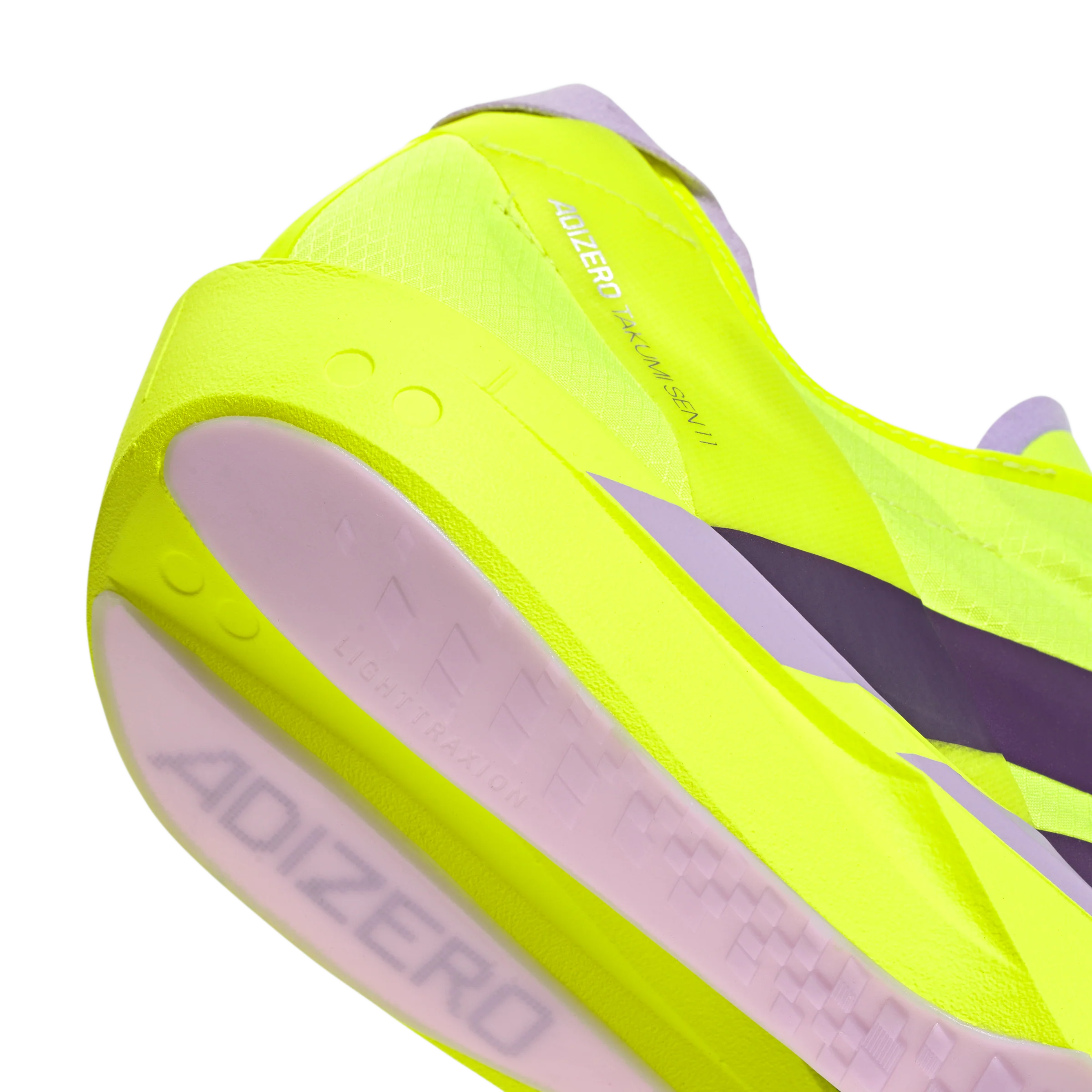 Adidas Mens Takumi Sen 11 - Solar Yellow/Aurora Plum/Powder Plum - Neutral - SS26 - Image 6