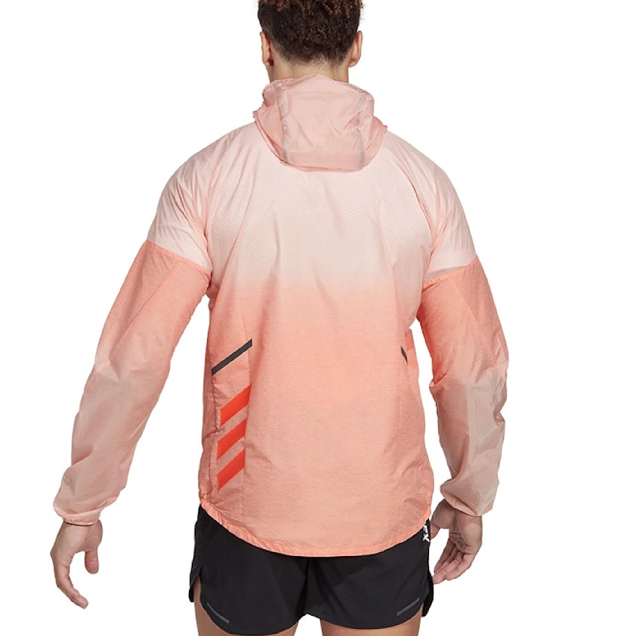 Adidas Mens Terrex Windweave Jacket - Orange - Image 2