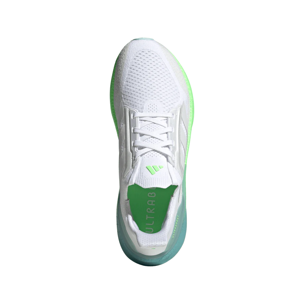 Adidas Mens Ultraboost 5X - Footwear White/Dash Grey/Lime Burst - Neutral - AW25 - Image 3