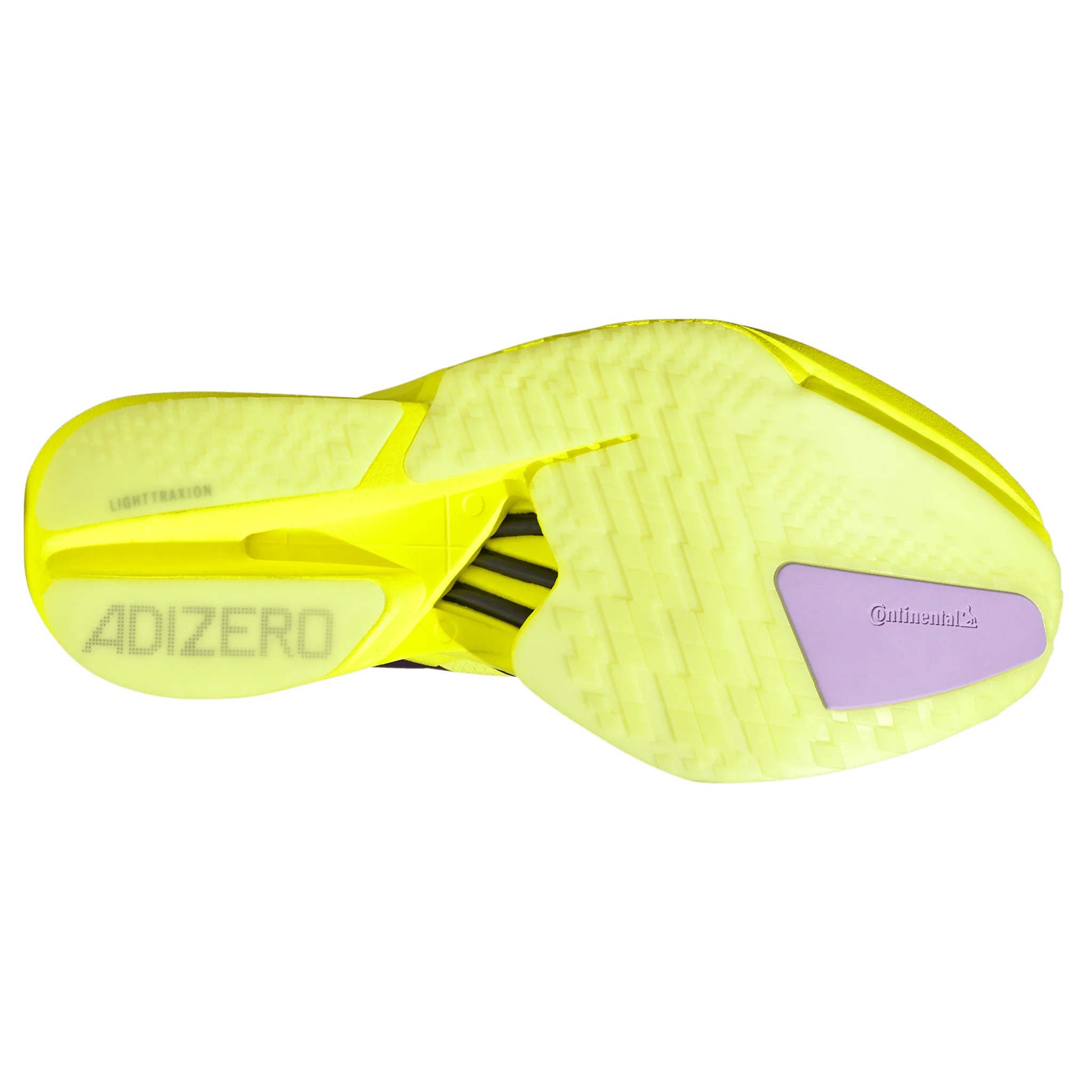 Adidas Womens Adizero Adios Pro 4 - Solar Yellow/Aurora Plum/Powder Plum - Neutral - SS26 - Image 2