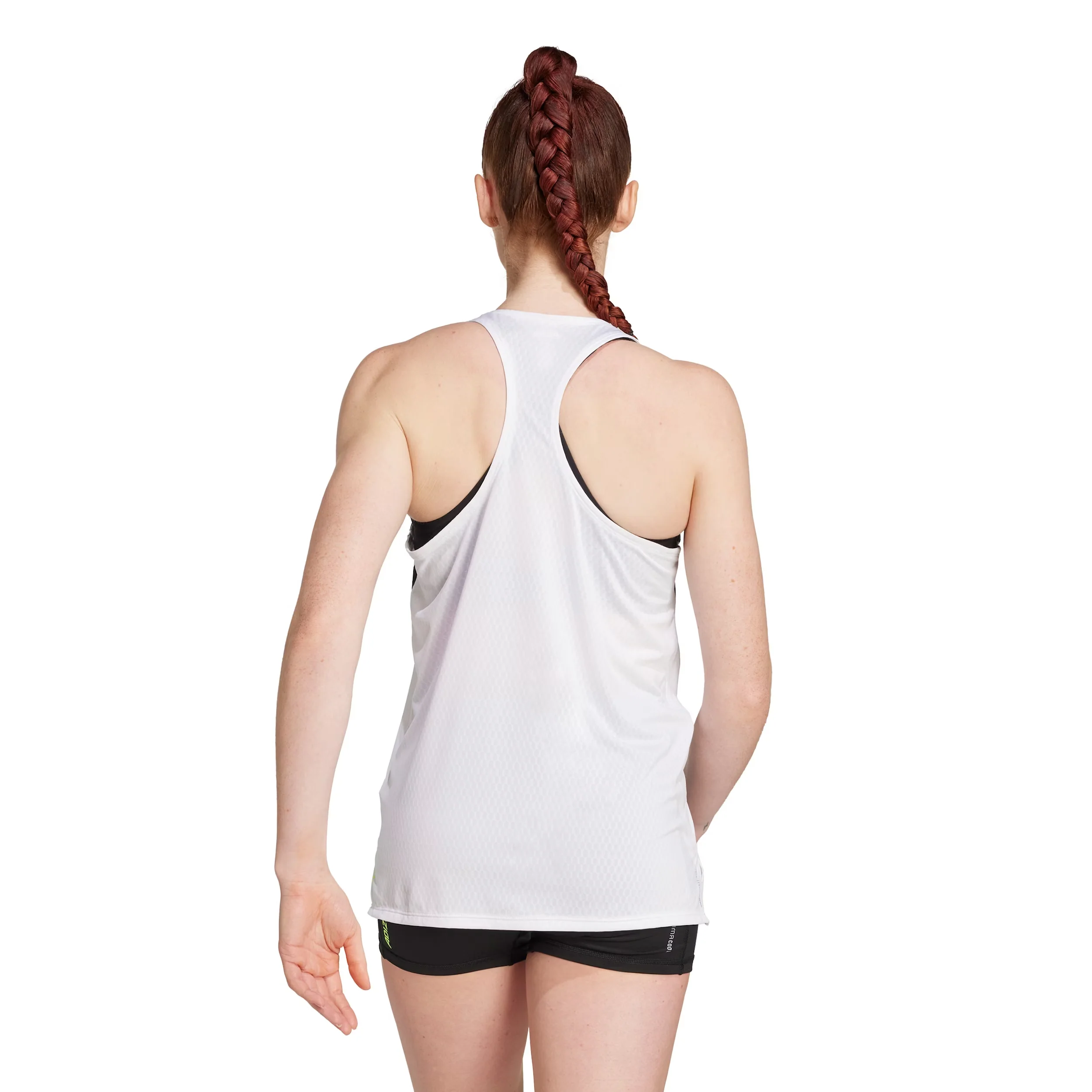 Adidas Womens Adizero Archive Singlet - White - Image 2