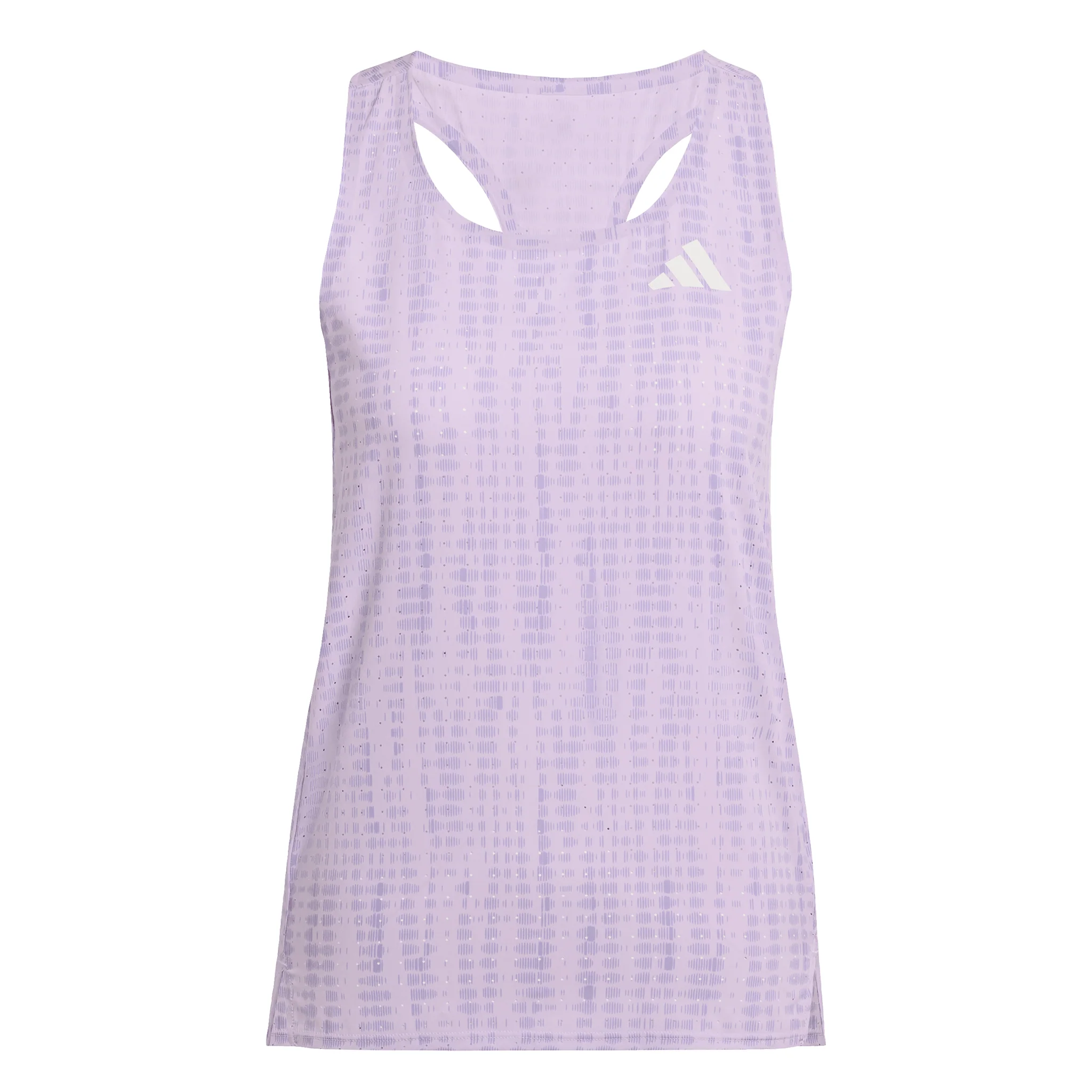 Adidas Womens Adizero Running Singlet - Powder Plum/Magic Lilac