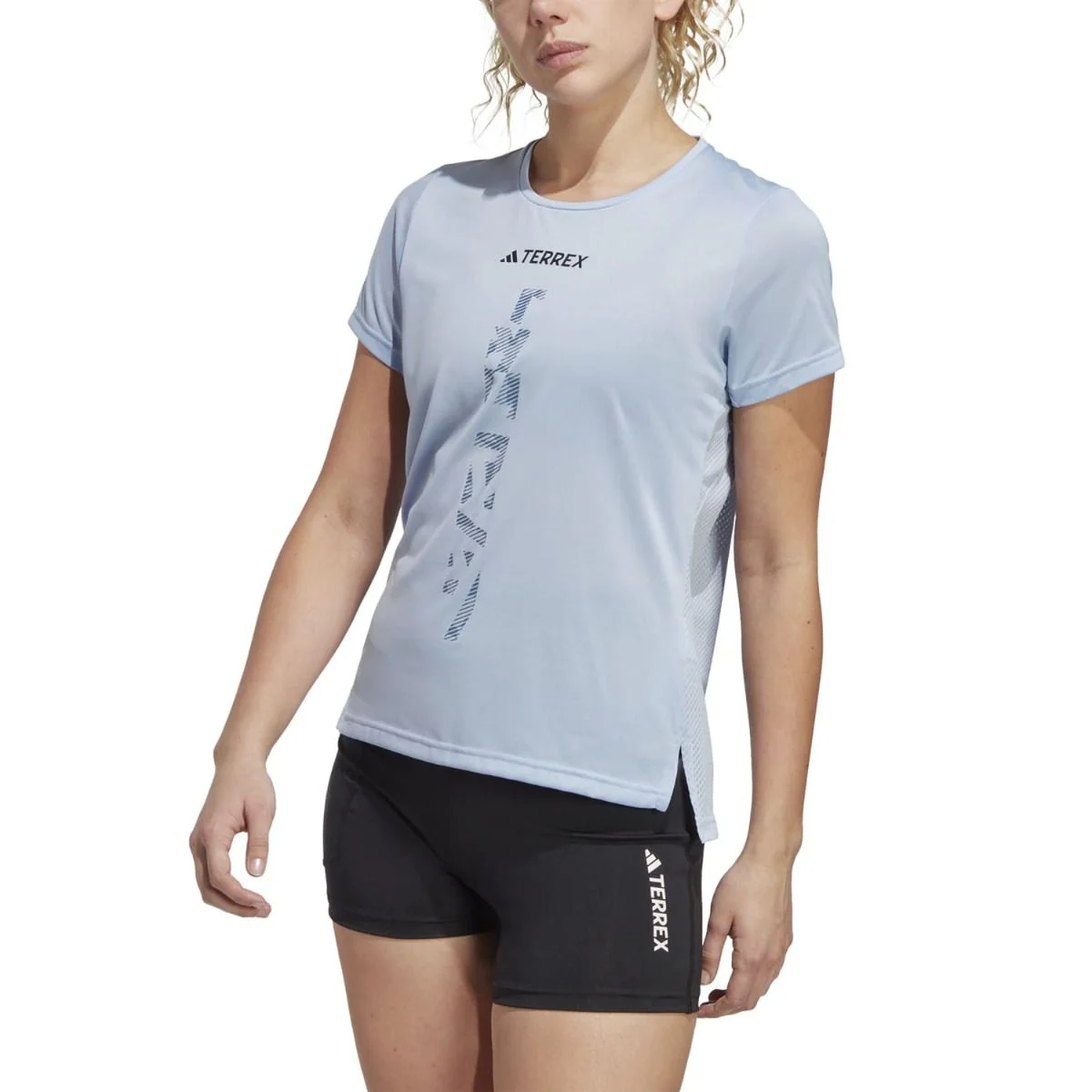 Adidas Womens Agravic Shirt - Blue - Image 4