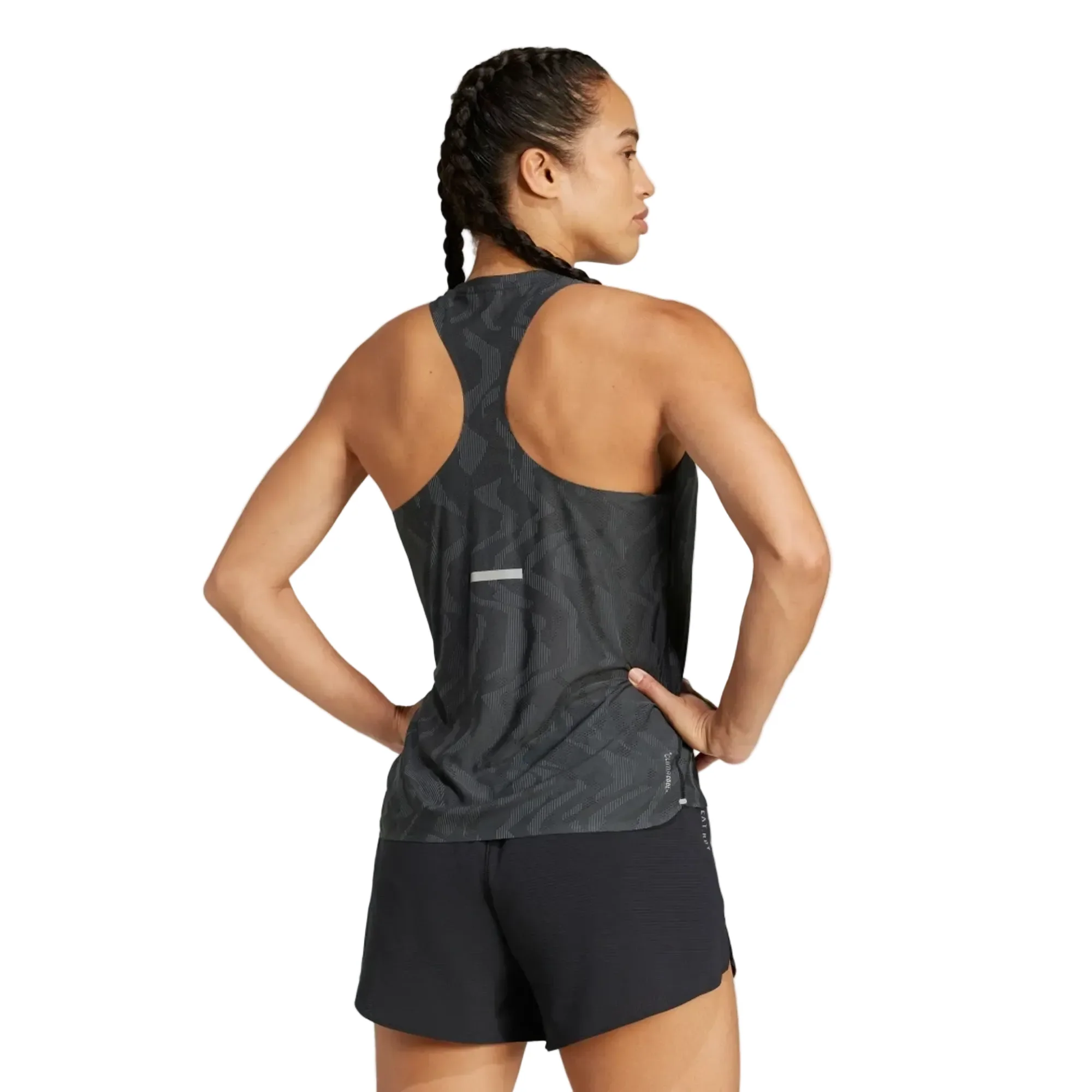 Adidas Womens Climacool Tank Top - Black - Image 2