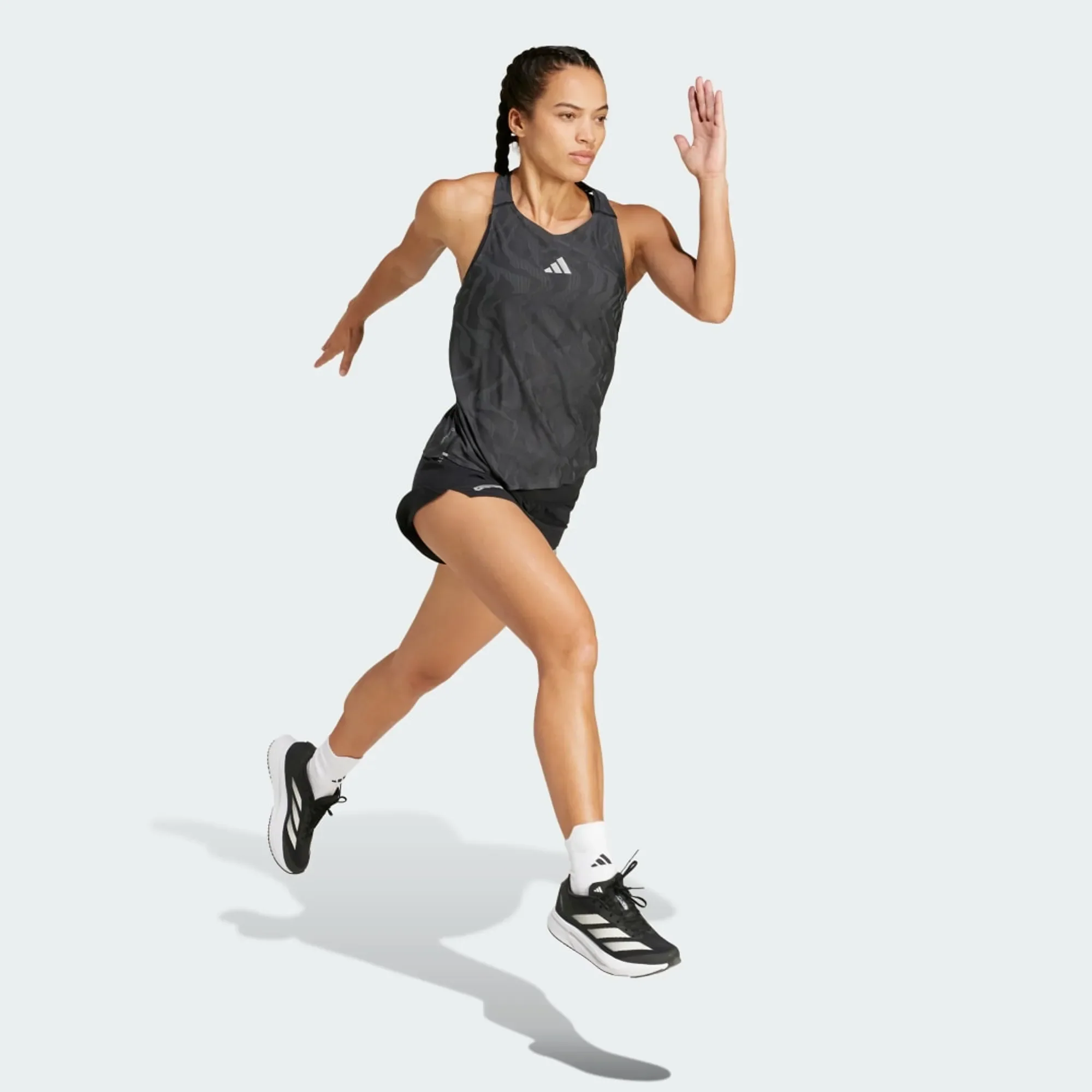 Adidas Womens Climacool Tank Top - Black - Image 3