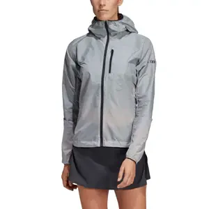 Adidas Womens Jacket Agravic Windweave - Grey - Image 3