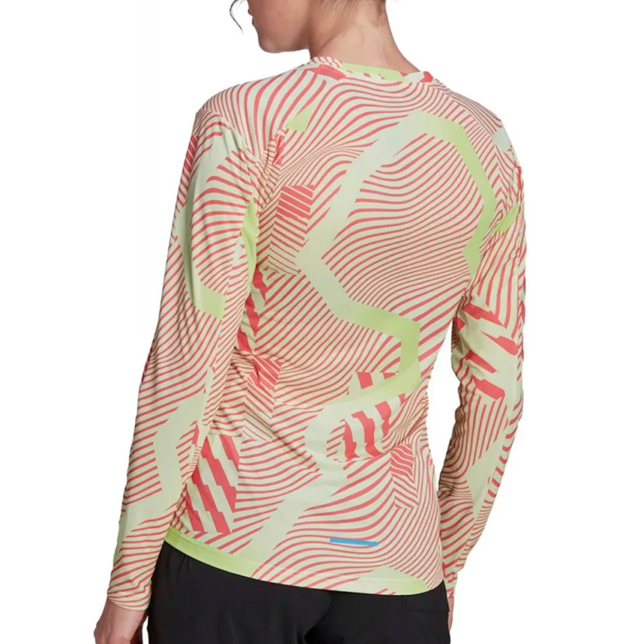 Adidas Womens Long Sleeve Terrex Long Sleeve - Lime - Image 2
