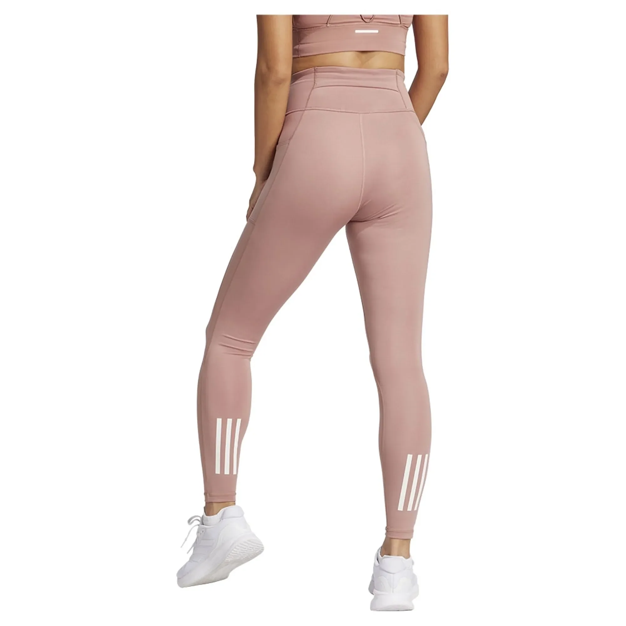 Adidas Womens Own The Run 7/8 Leggings - Pink - Image 2