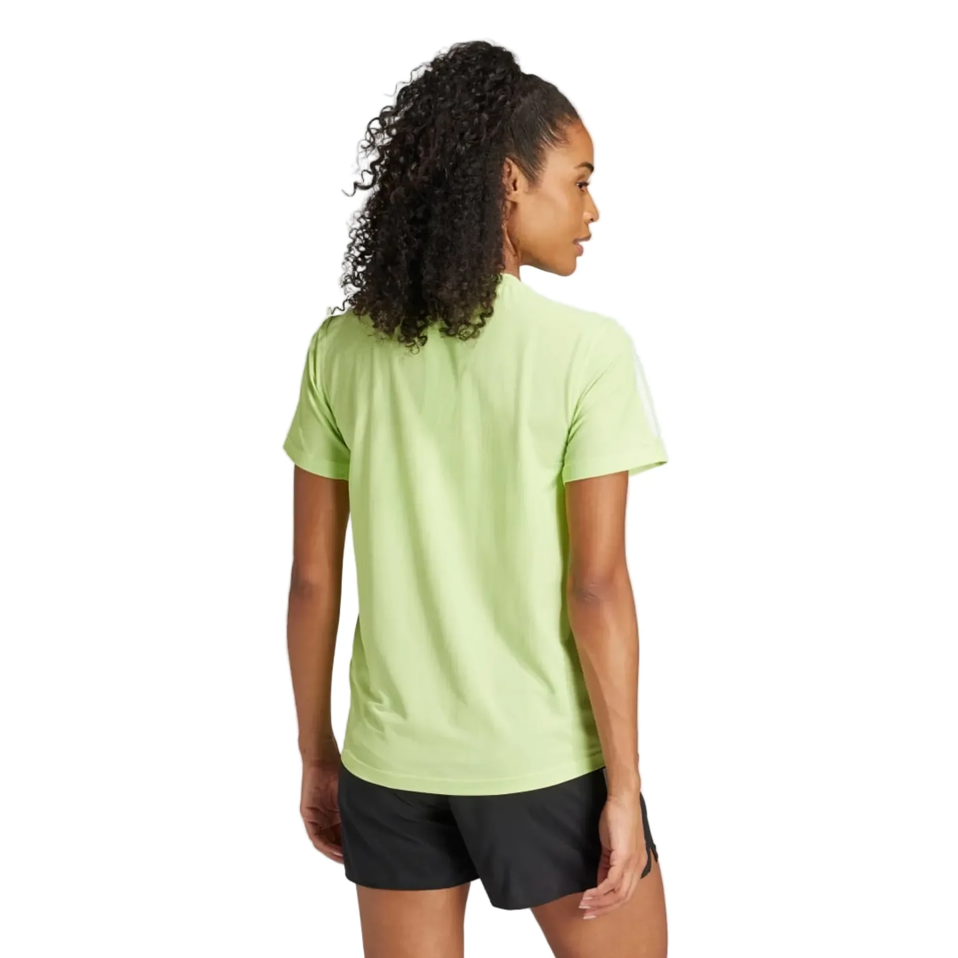 Adidas Womens Own the Run Tee - Green - Image 2