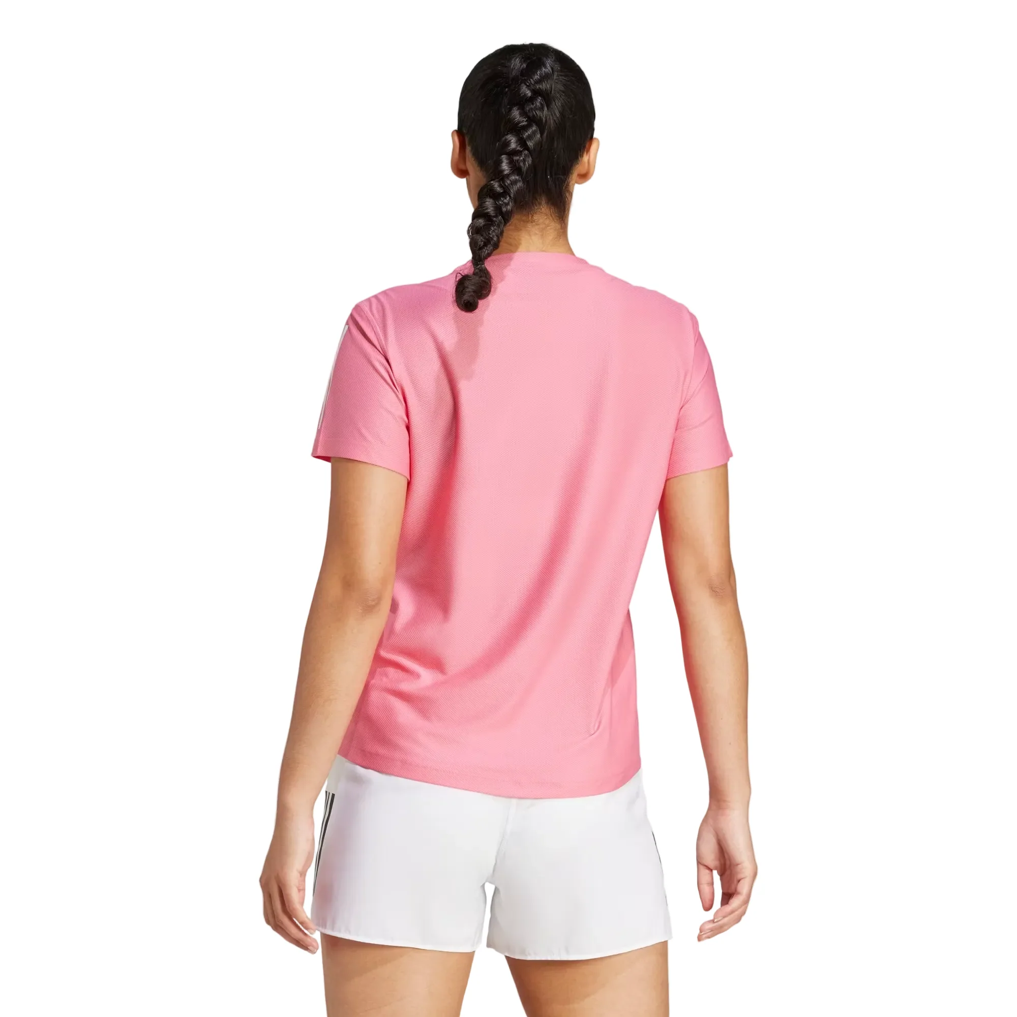 Adidas Womens Own the Run Tee - Pink - Image 2