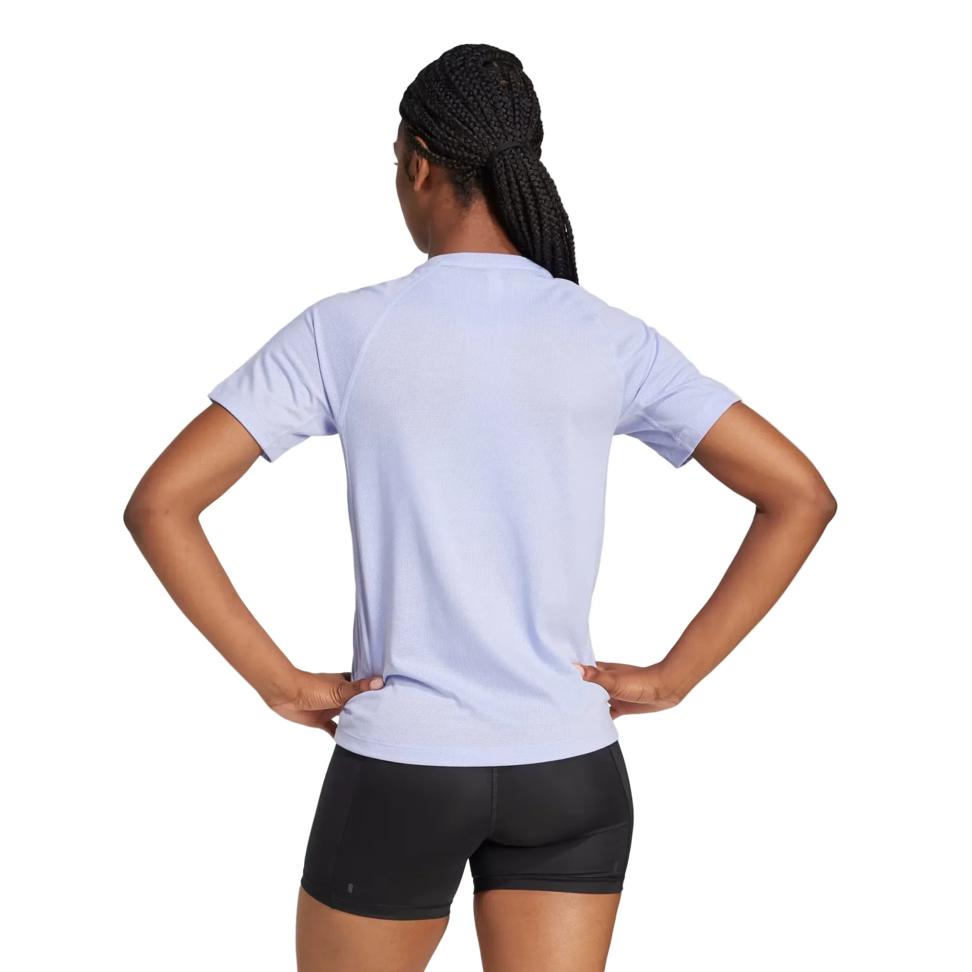 Adidas Womens Own the Run Tee - Violet Tone - Image 2