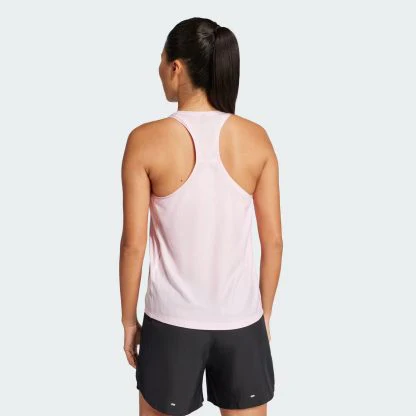 Adidas Womens Own The Run Top - Clear Pink - Image 3