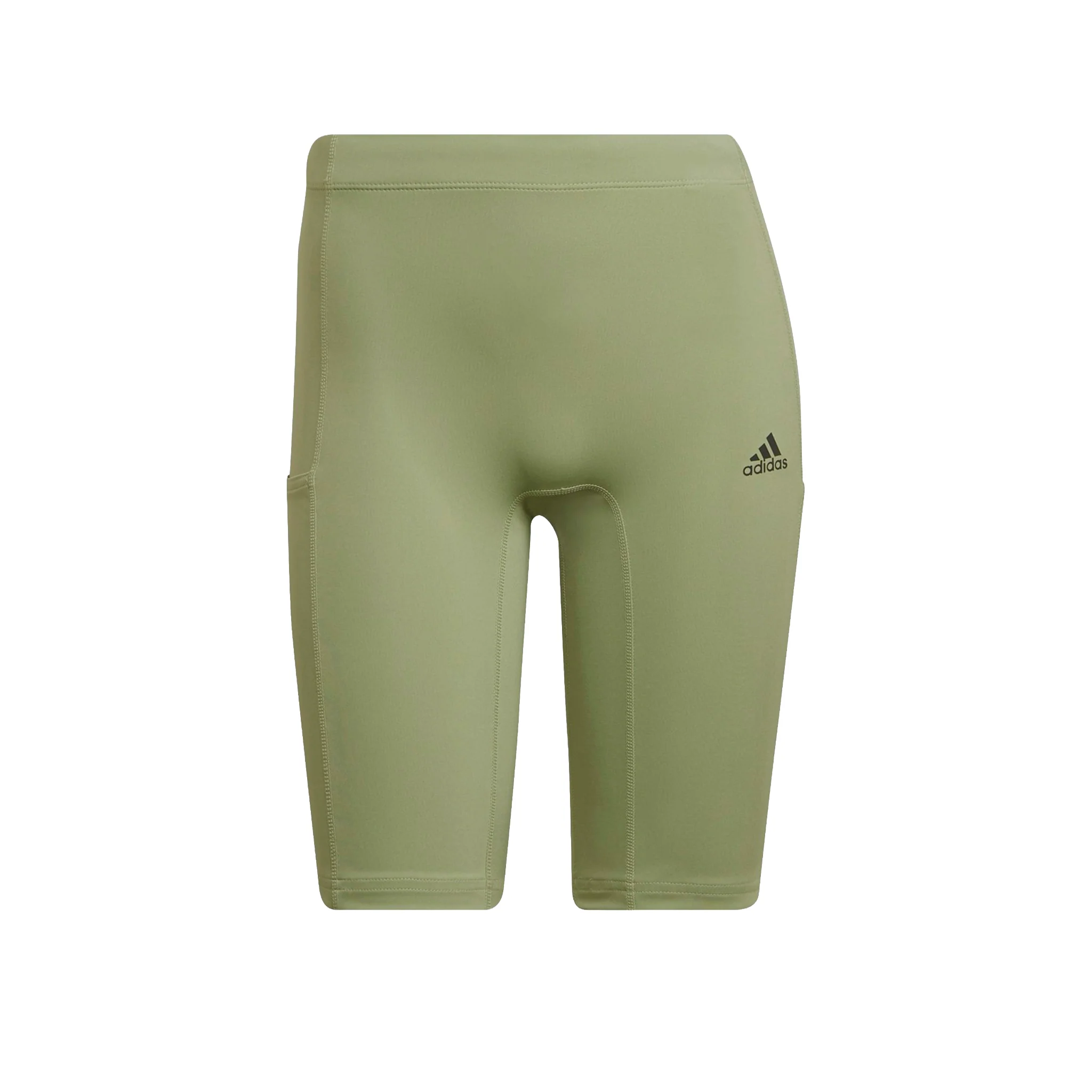 Adidas Womens Run Fast Shorts - Lime