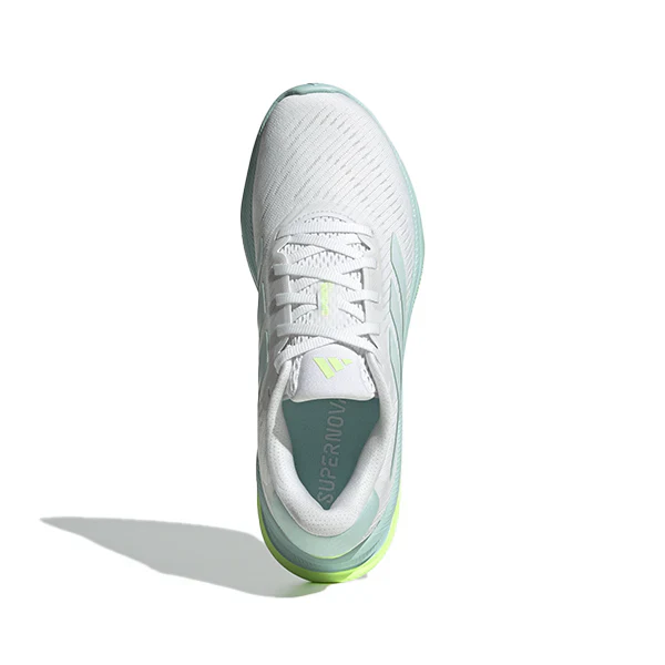 Adidas Womens Supernova Ease - Cloud White/Halo Mint/Hi-Res Yellow - Neutral - AW25 - Image 4
