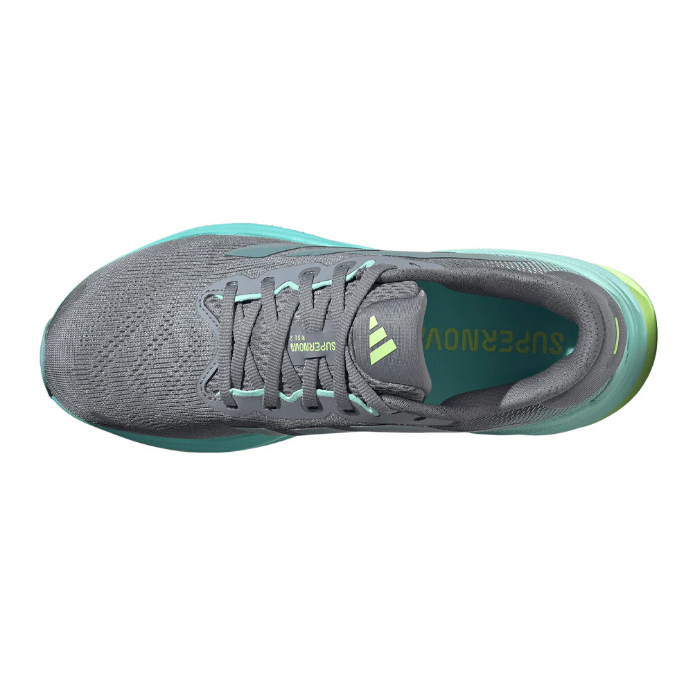 Adidas Womens Supernova Rise 2 - Grey/Magic Grey/Metallic/Flash Aqua - Neutral - AW25 - Image 3