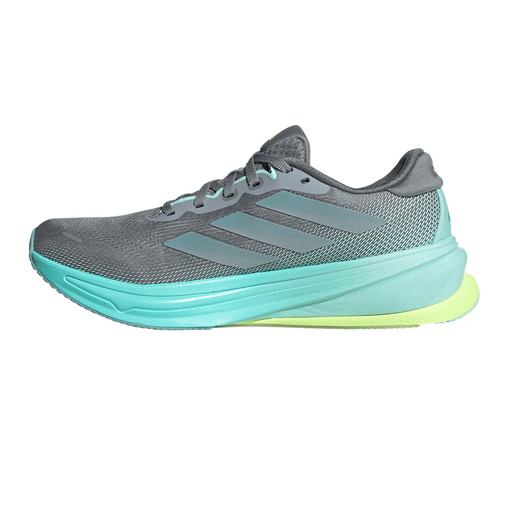 Adidas Womens Supernova Rise 2 - Grey/Magic Grey/Metallic/Flash Aqua - Neutral - AW25 - Image 4