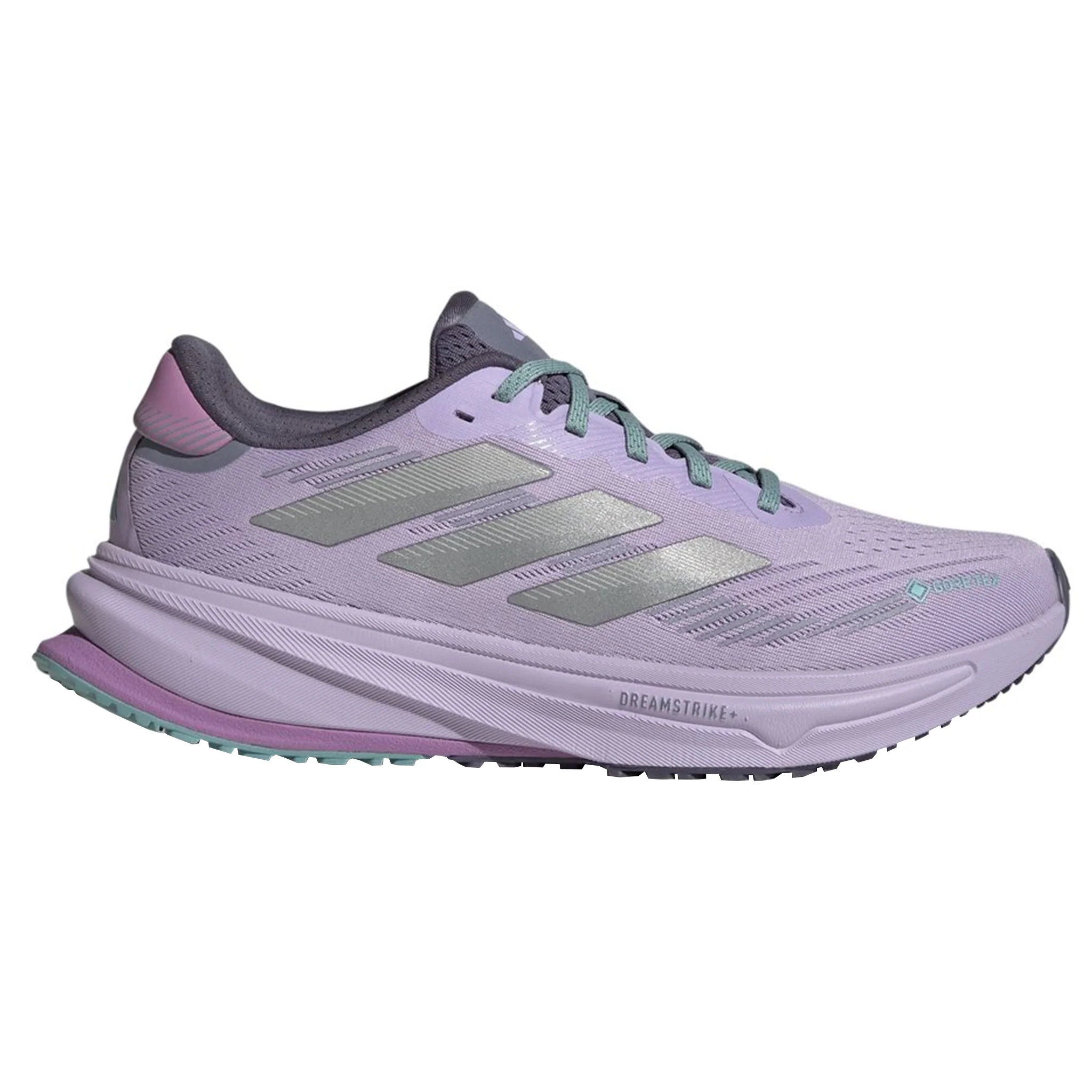Adidas Womens Supernova Rise GTX - Powder Plum/Silver Metallic/Mint Ton - Neutral - AW25