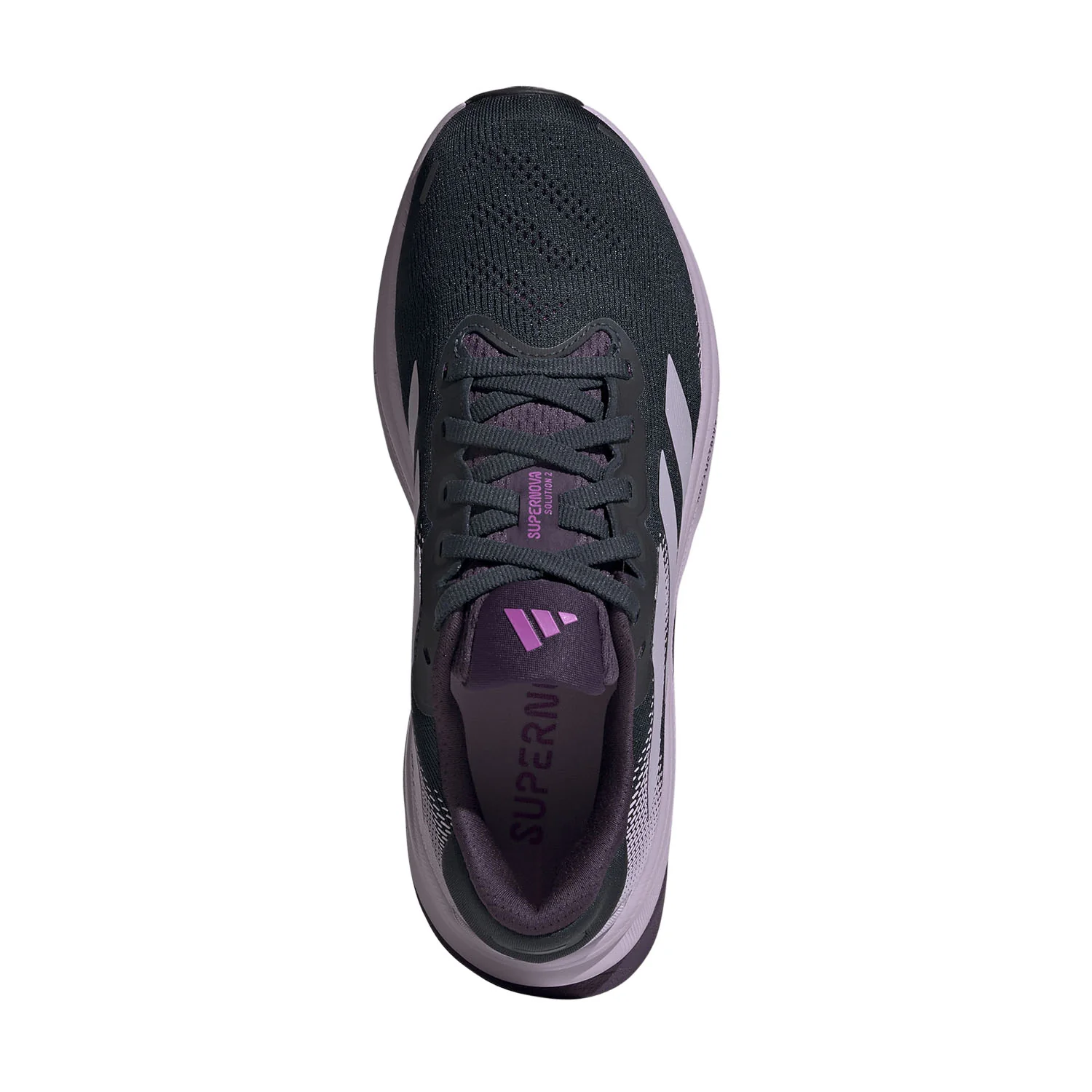 Adidas Womens Supernova Solution 2 - Aurora Ink/Powder Plum/Aurora Plum - Stability - AW25 - Image 3