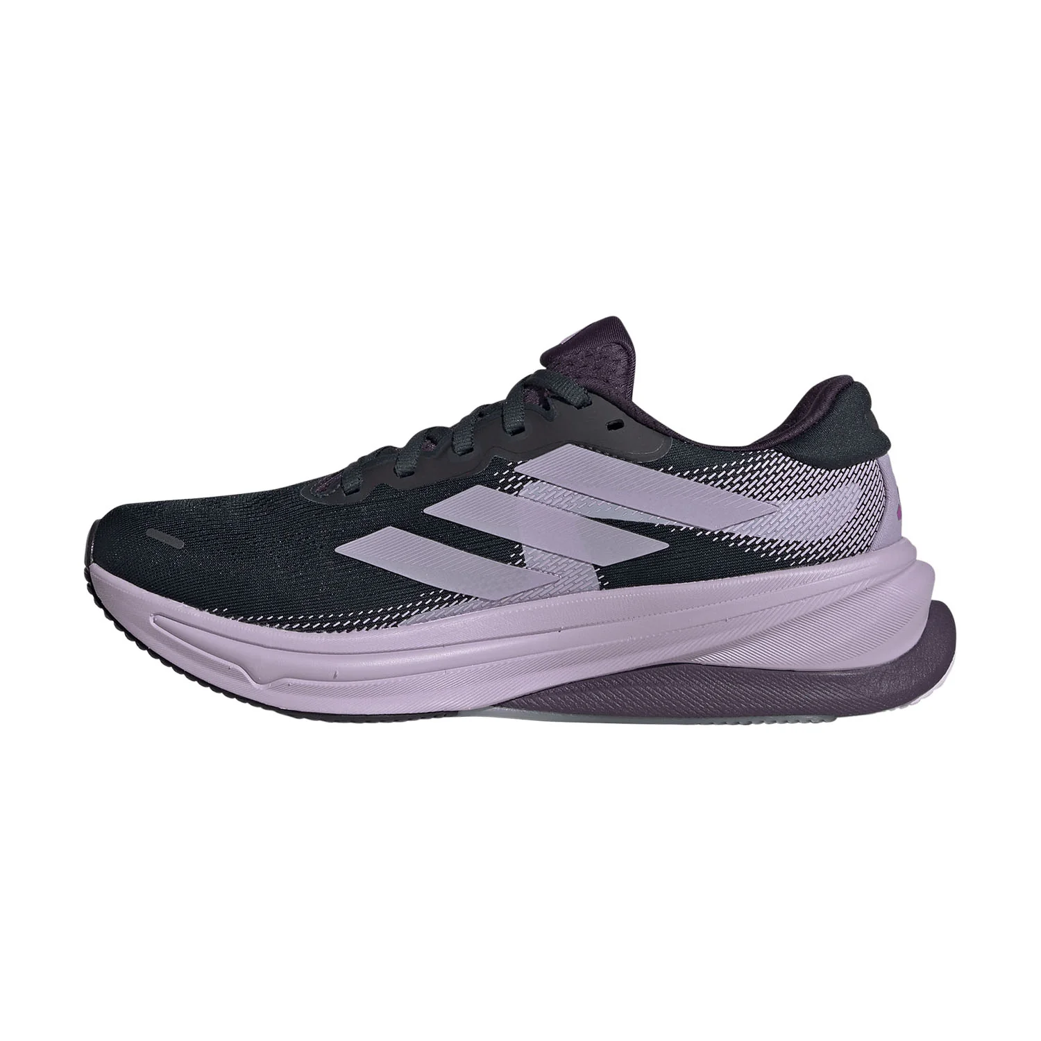 Adidas Womens Supernova Solution 2 - Aurora Ink/Powder Plum/Aurora Plum - Stability - AW25 - Image 4