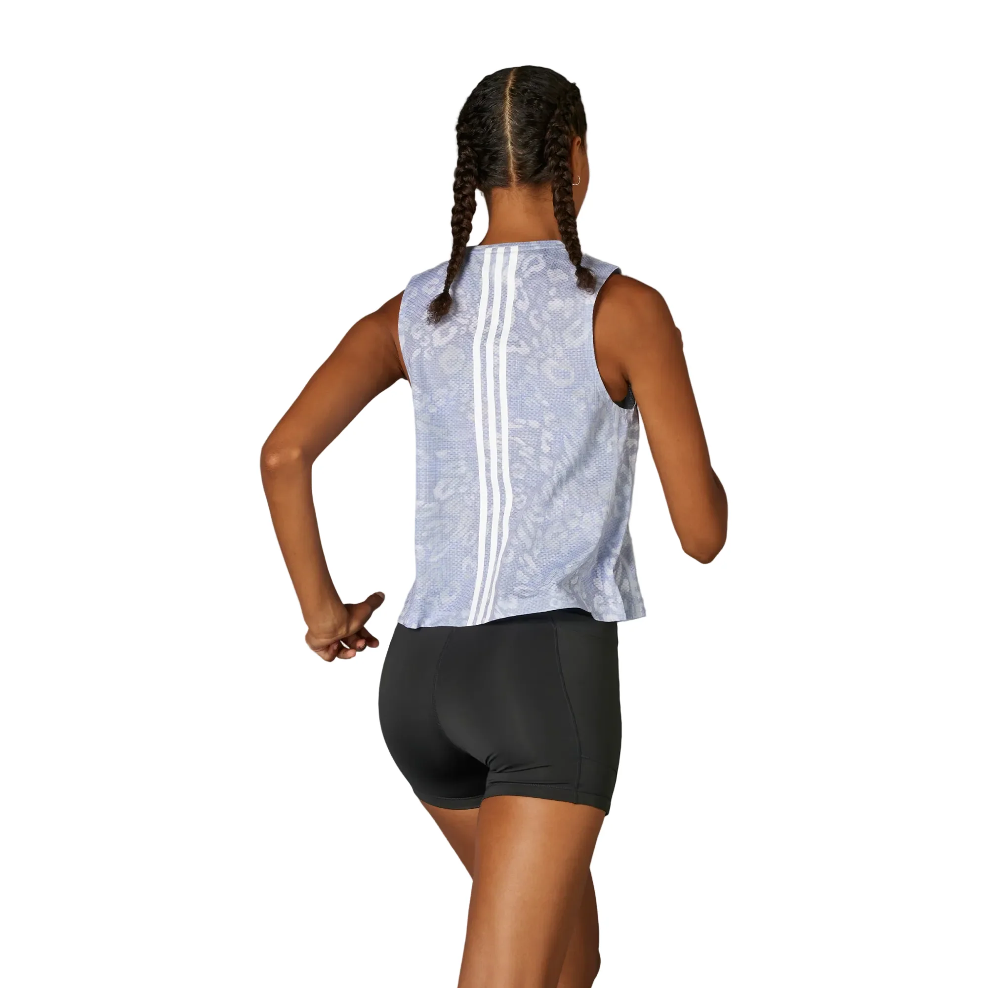 Adidas Womens Tank Top - Dash Grey/Violet Tone - Image 2