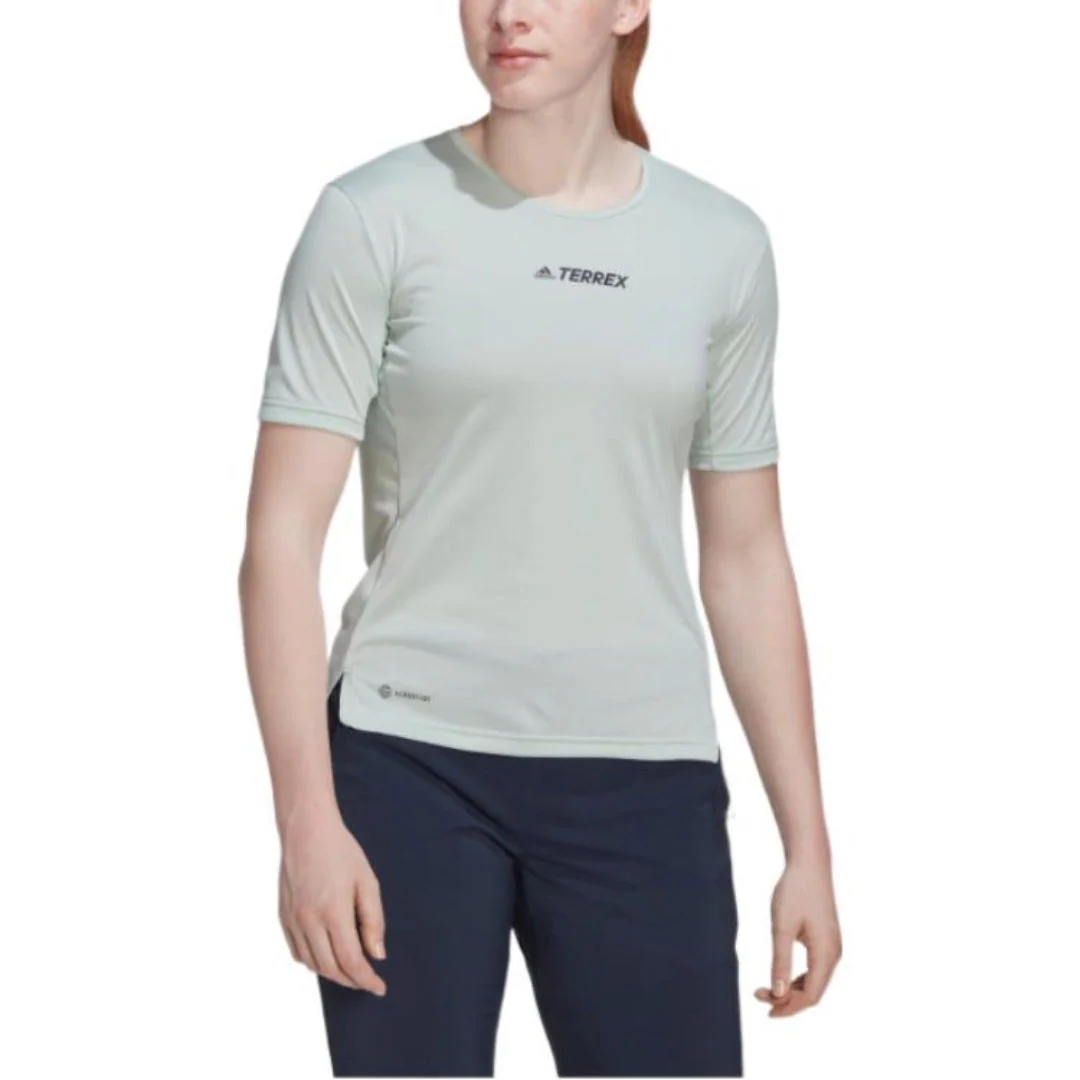 Adidas Womens Terrex Multi Tee - Green - Image 3