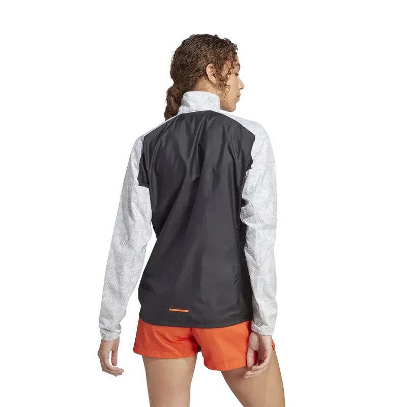 Adidas Womens Terrex Trail Wind Jacket - White - Image 3