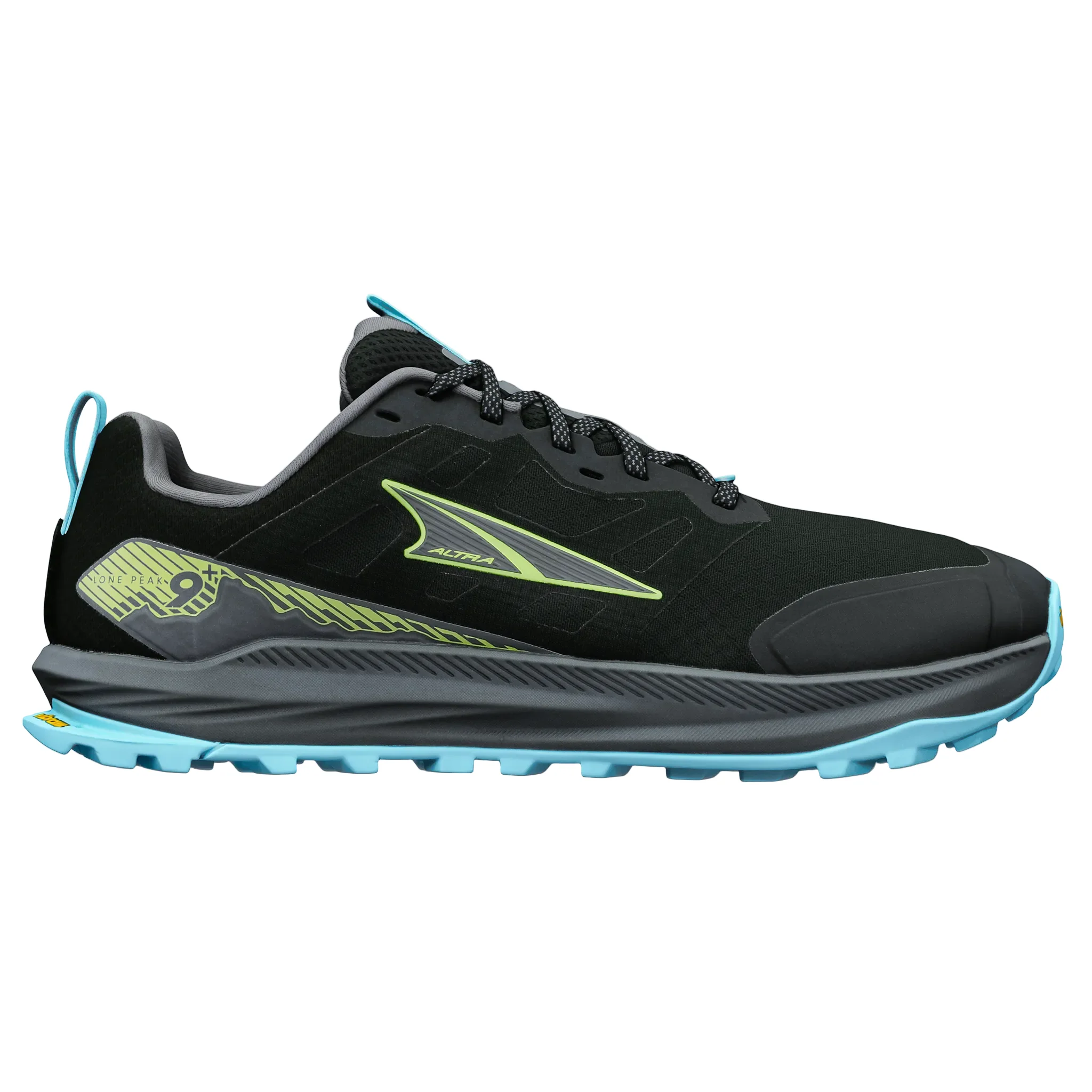 Altra Mens Lone Peak 9+ - Black/Lime - Trail - SS26