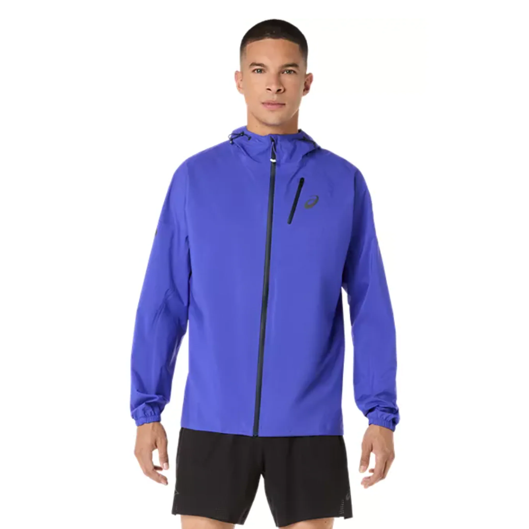 Asics Mens Fujitrail Elite Waterproof Jacket - Cobalt Burst/Midnight