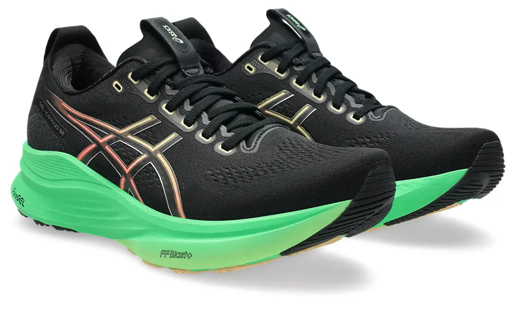 Asics Mens Gel Kayano 32 - Black/Vital Green - Stability - SS26 - Image 5