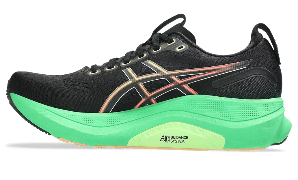 Asics Mens Gel Kayano 32 - Black/Vital Green - Stability - SS26 - Image 7