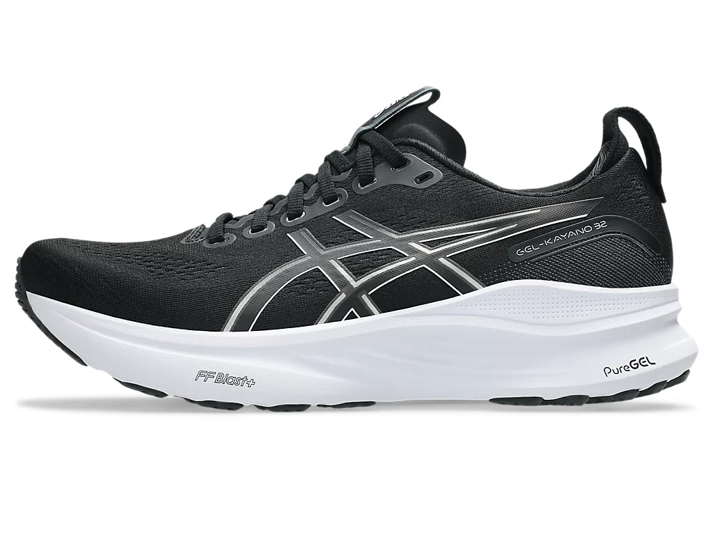 Asics Mens Gel Kayano 32  - Black/White - Stability - AW25 - Image 3