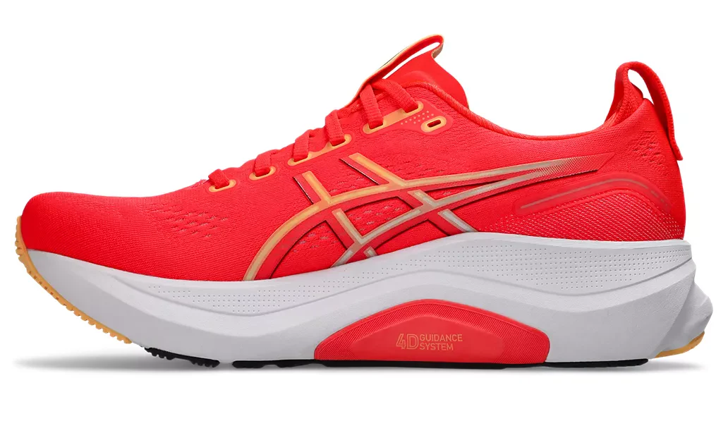Asics Mens Gel Kayano 32 - Flash Red/Beet Juice - Stability - AW25 - Image 3