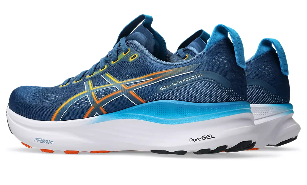 Asics Mens Gel Kayano 32 - Twilight Blue/Anzu - Stability - SS26 - Image 3
