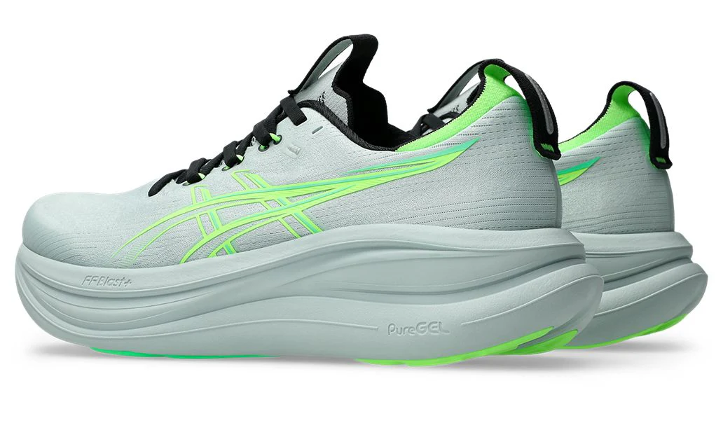 Asics Mens Gel Nimbus 28 - Cold Moss/Illuminate Green - Neutral - SS26 - Image 3