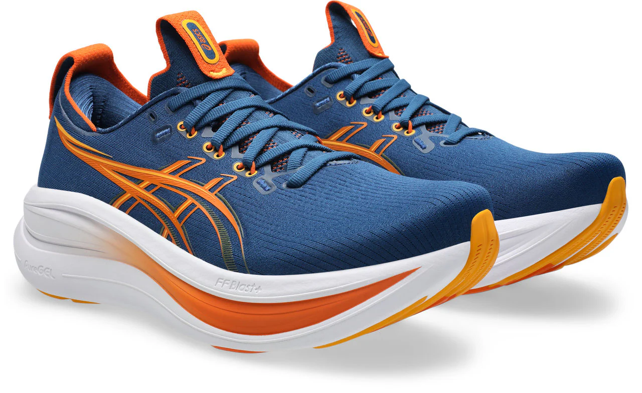 Asics Mens Gel Nimbus 28 - Twilight Blue/Anzu - Neutral - SS26 - Image 3