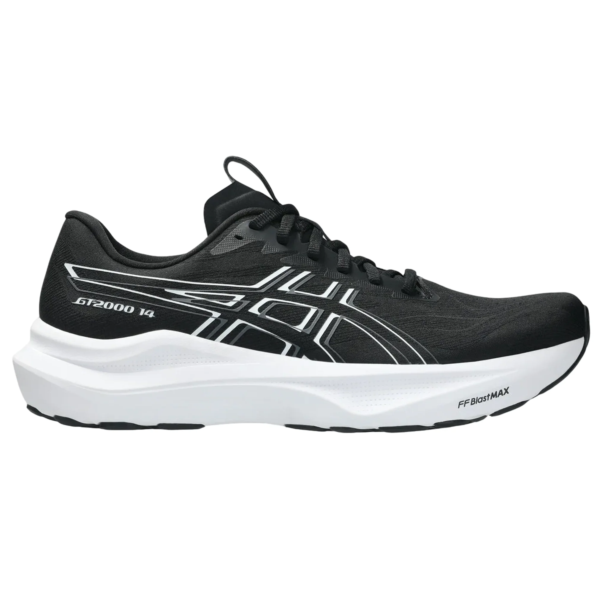 Asics Mens GT-2000 14 - Black/White - Stability - AW25